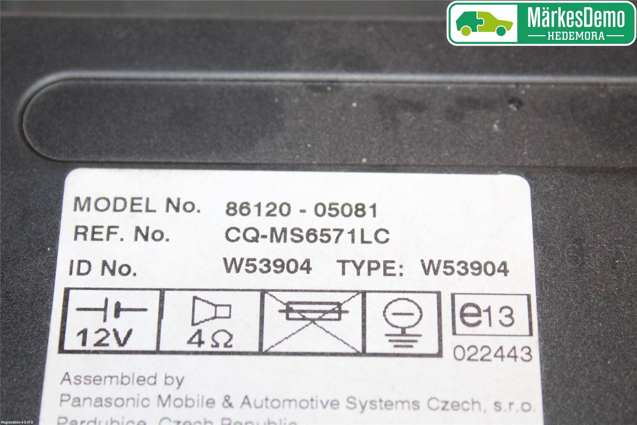 Toyota AVENSIS 03-06 Cd Radio - Multimediapanel