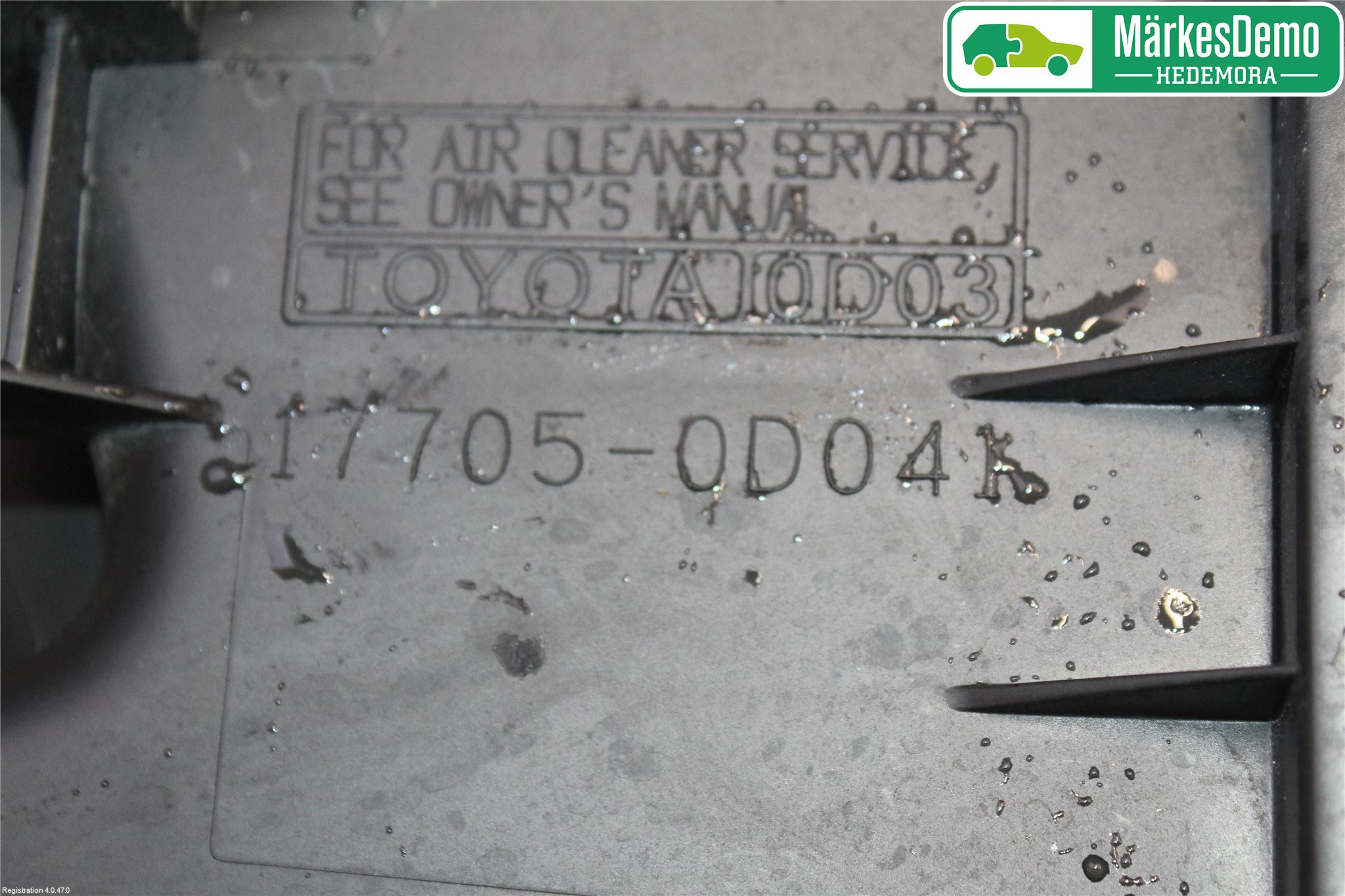 Toyota AVENSIS 07-08 Luftrenare