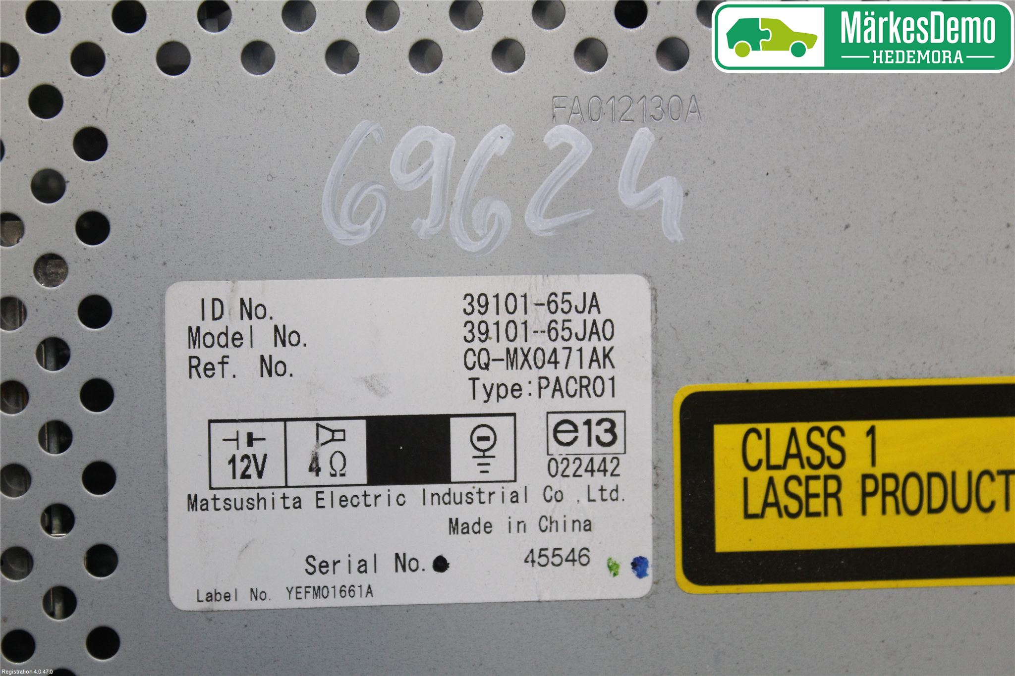 Suzuki GRAND VITARA II 06-14 Cd Radio - Multimediapanel