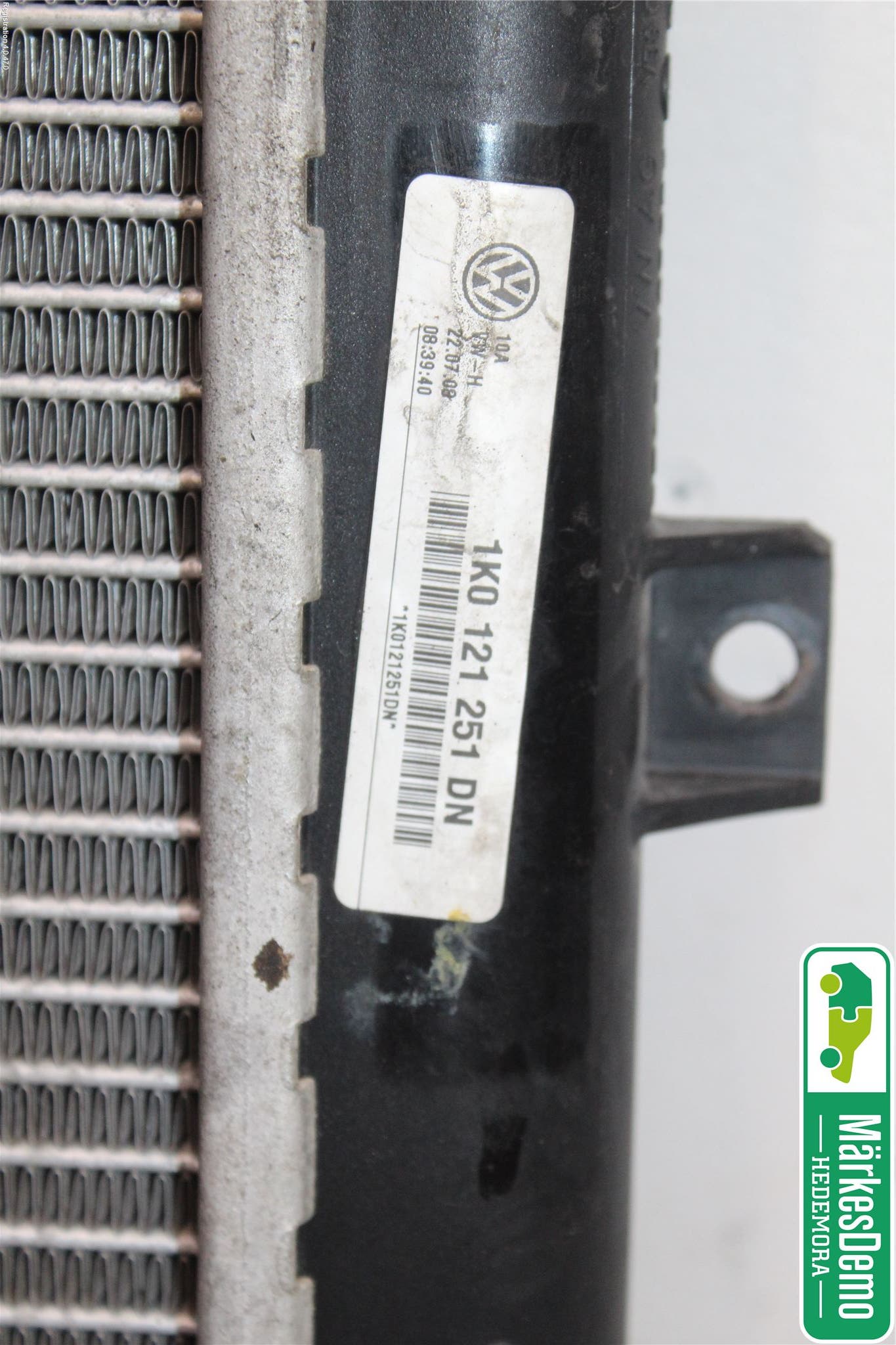 Volkswagen VW GOLF VI 09-13 Kylare Aut