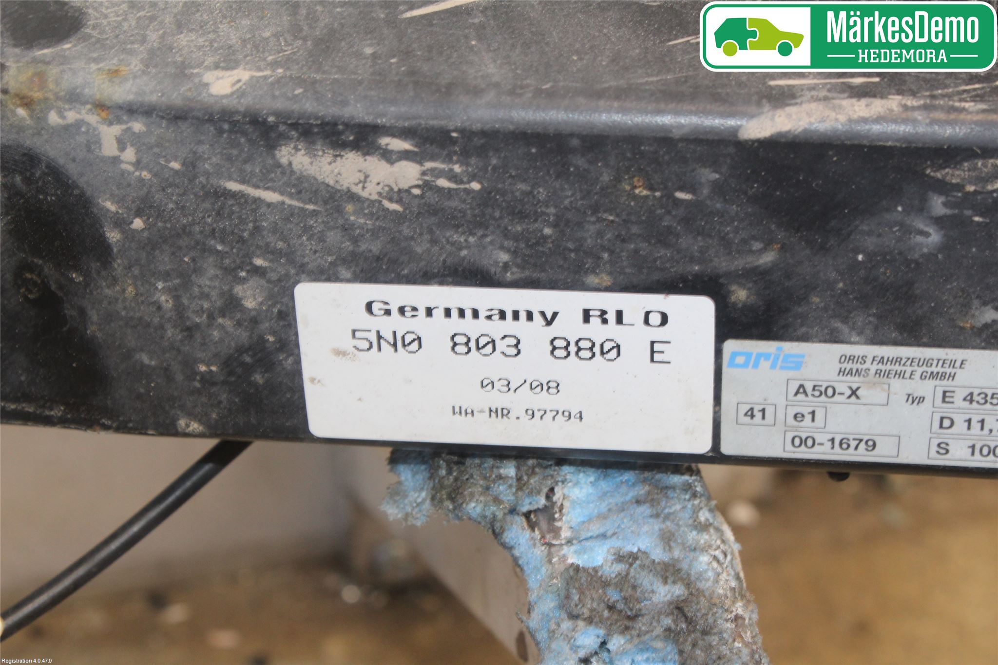 Volkswagen VW TIGUAN 07-16 Dragkrok