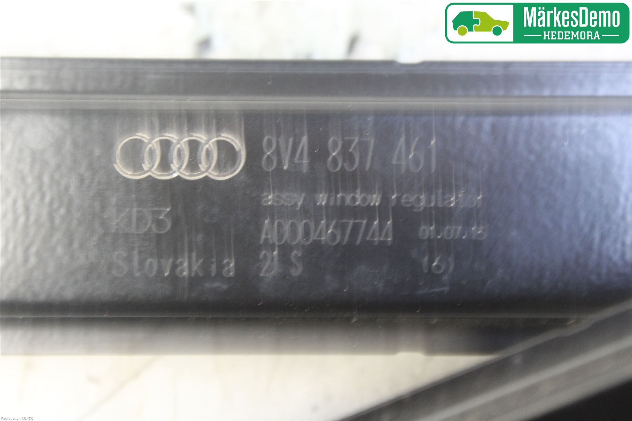 Audi A3/S3 8V 13-20 Fönsterhiss El Kompl