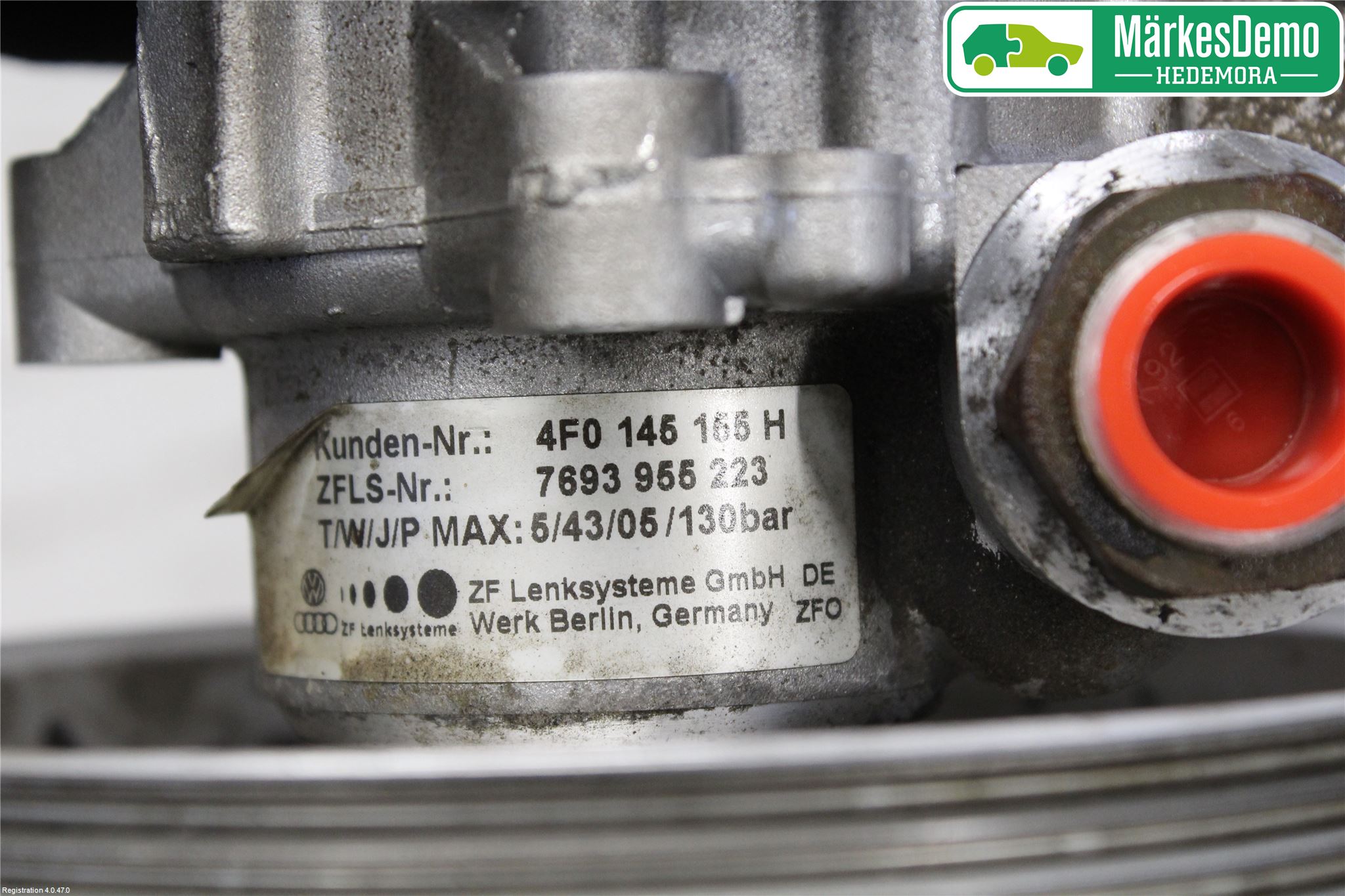 Audi A6/S6     05-11 Styrservopump