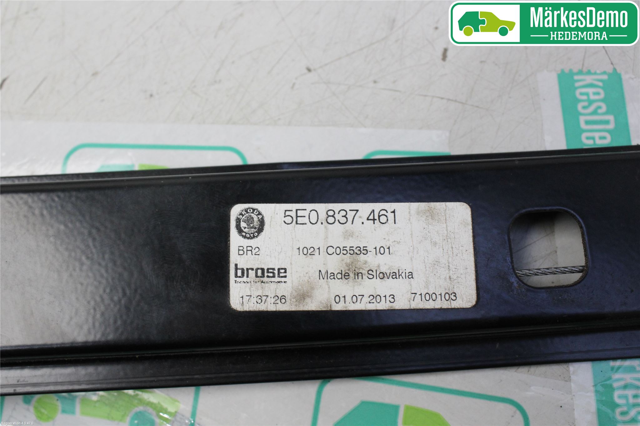 Skoda OCTAVIA (5E) 13-20 Fönsterhiss El Kompl