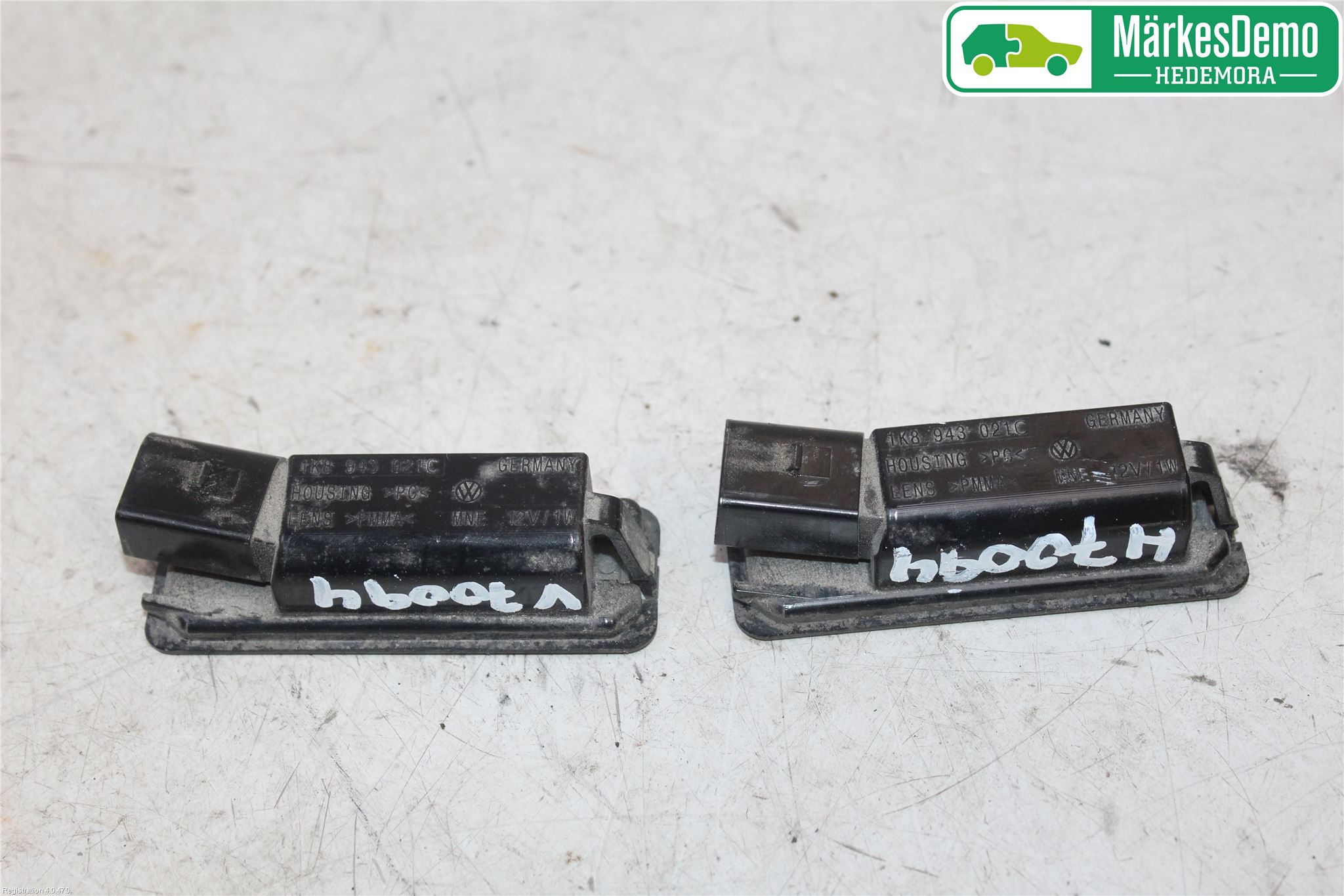 Volkswagen VW BEETLE 12- Skylt Belysning