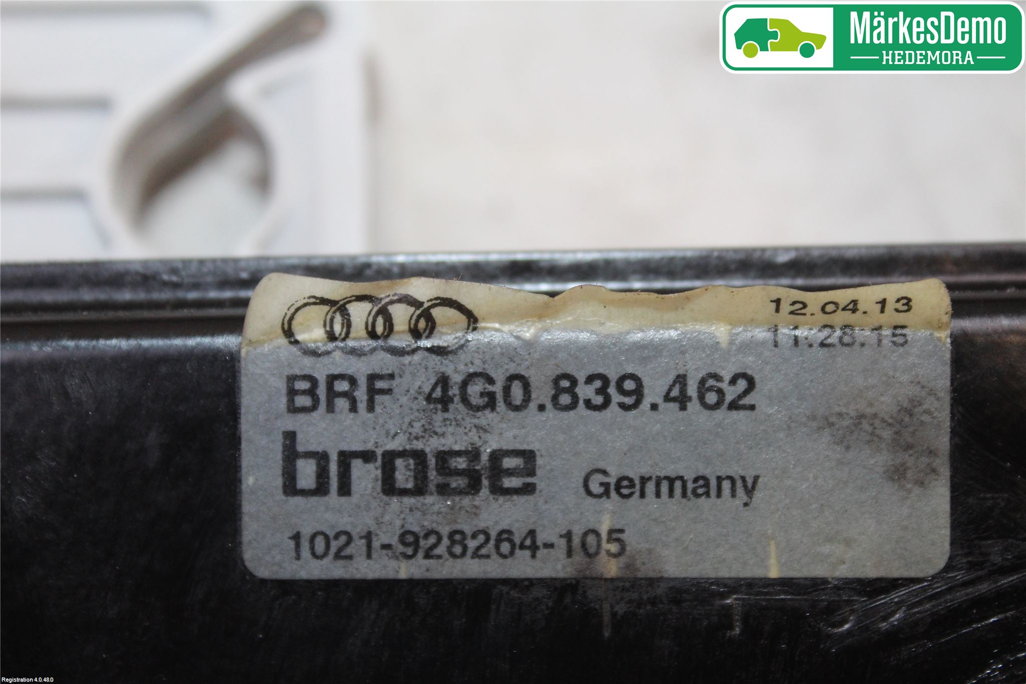 Audi A6/S6 4G 11-18 Fönsterhiss El Kompl