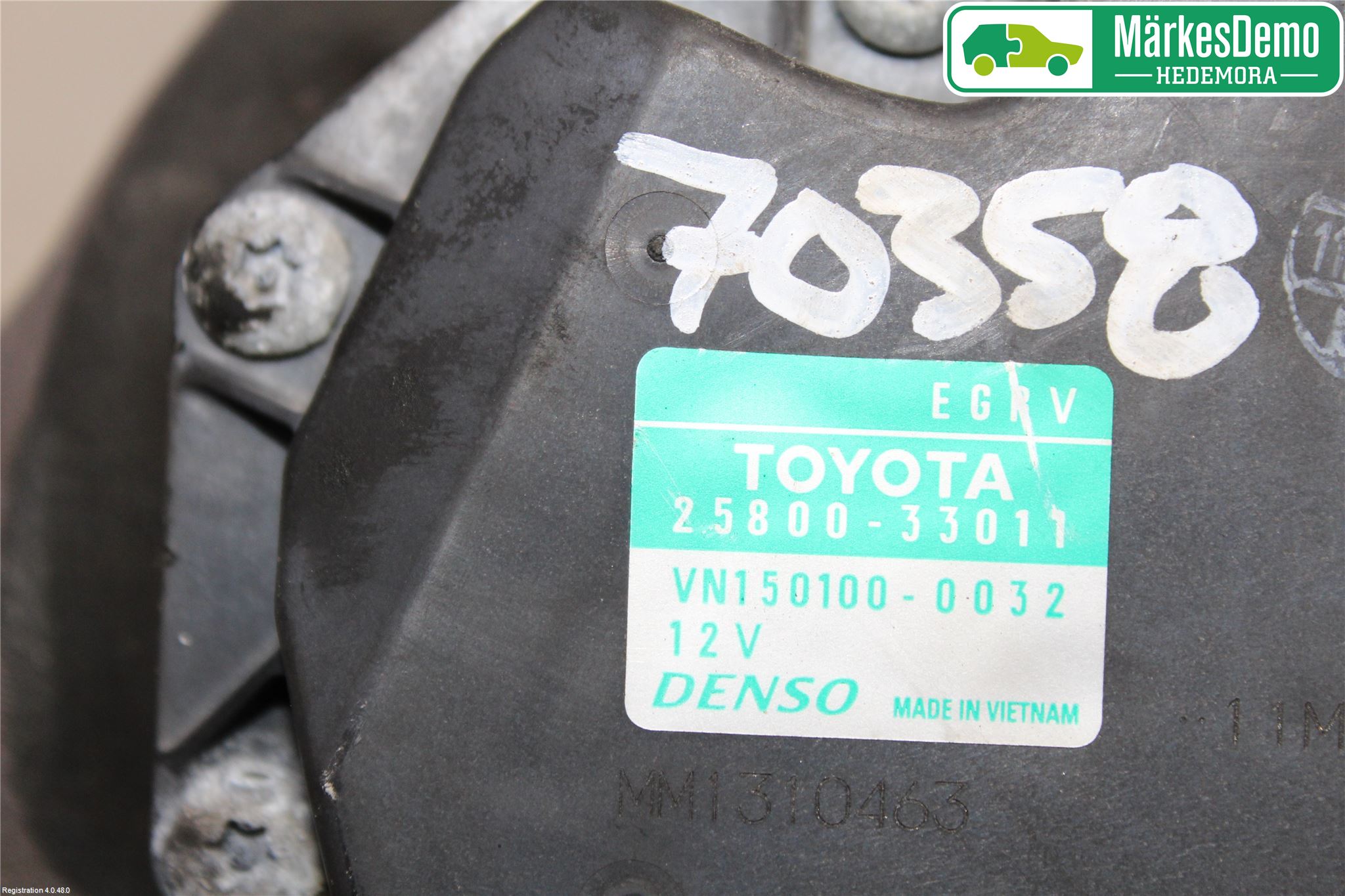 Toyota AURIS 10-12 Egr Ventil