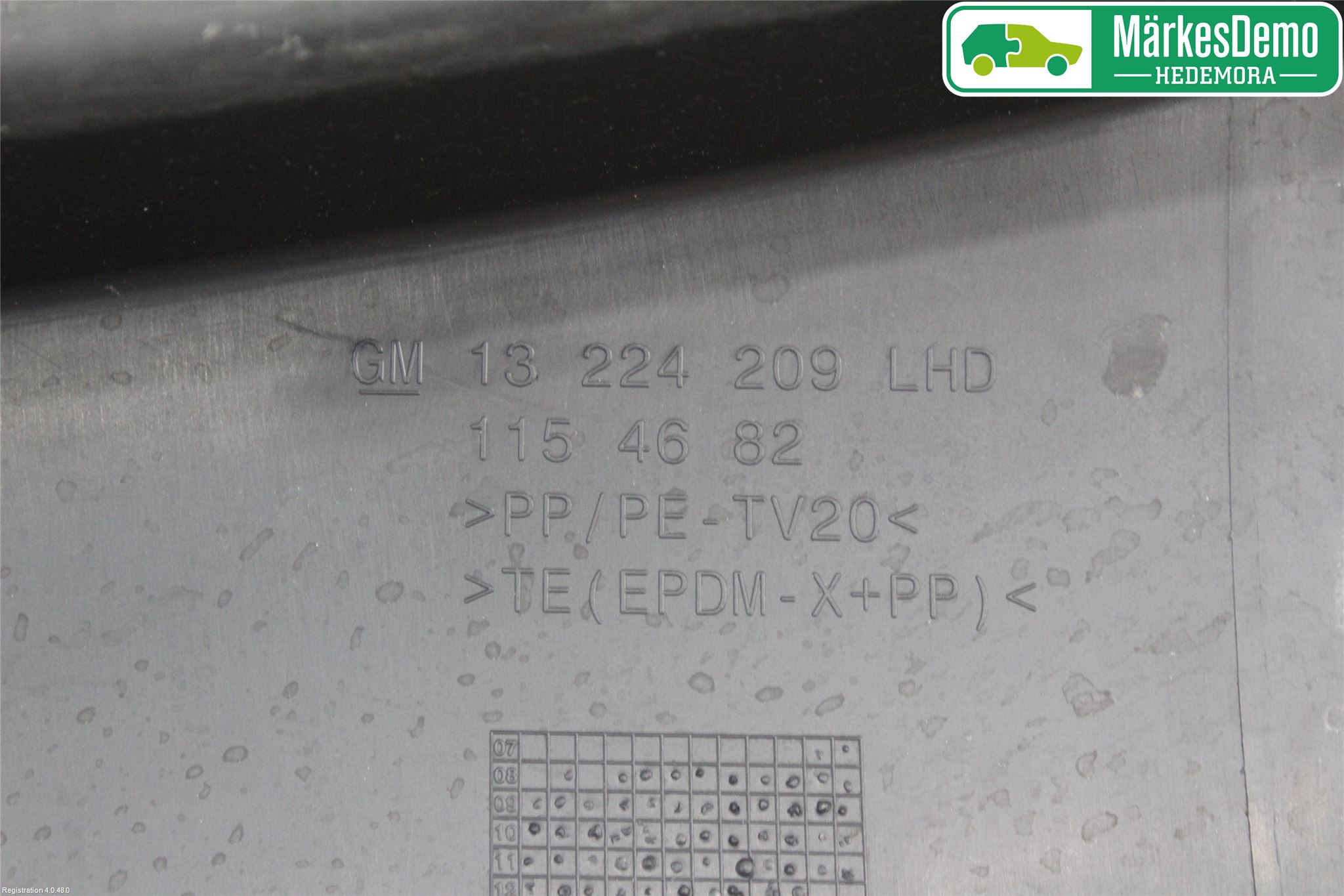 Opel INSIGNIA 09-16 Torpedplåt-Torpedplast