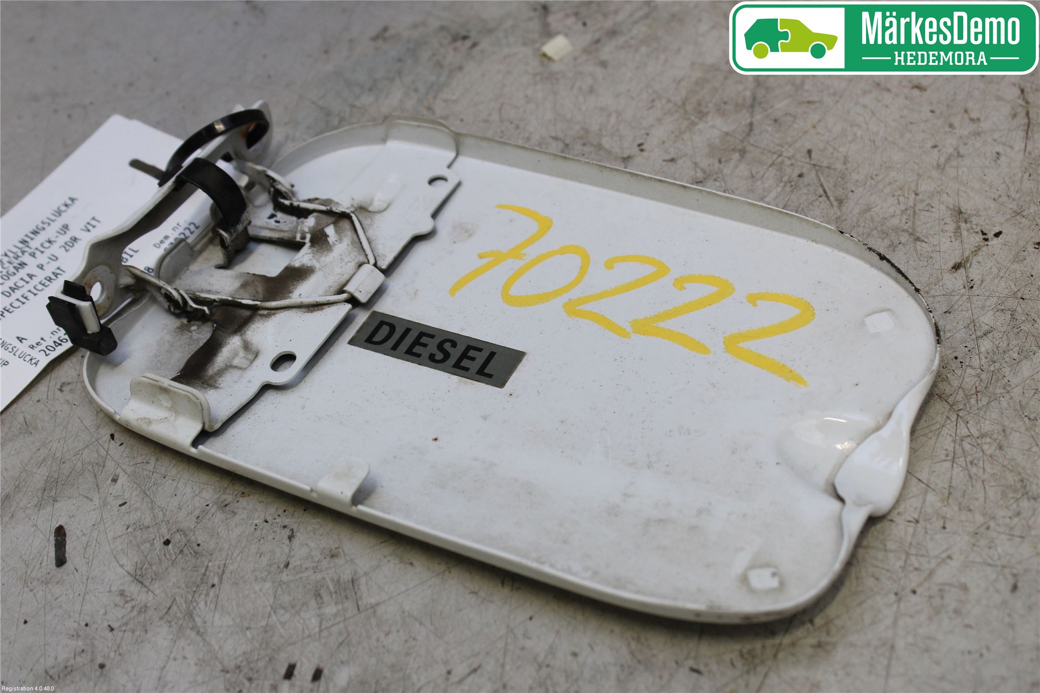 Dacia LOGAN PICK-UP Tanklucka