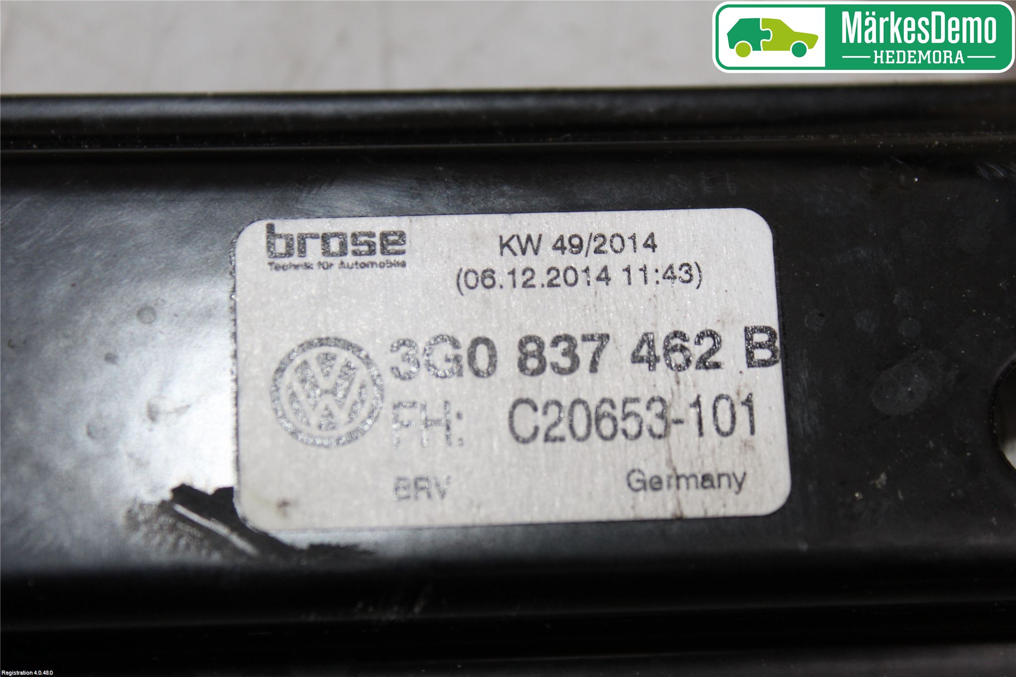 Volkswagen VW PASSAT 15-19 Fönsterhiss El Kompl