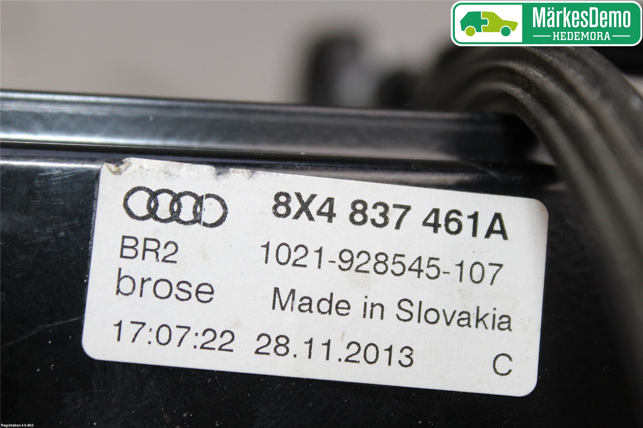 Audi A1/S1 11-18 Fönsterhiss El Kompl