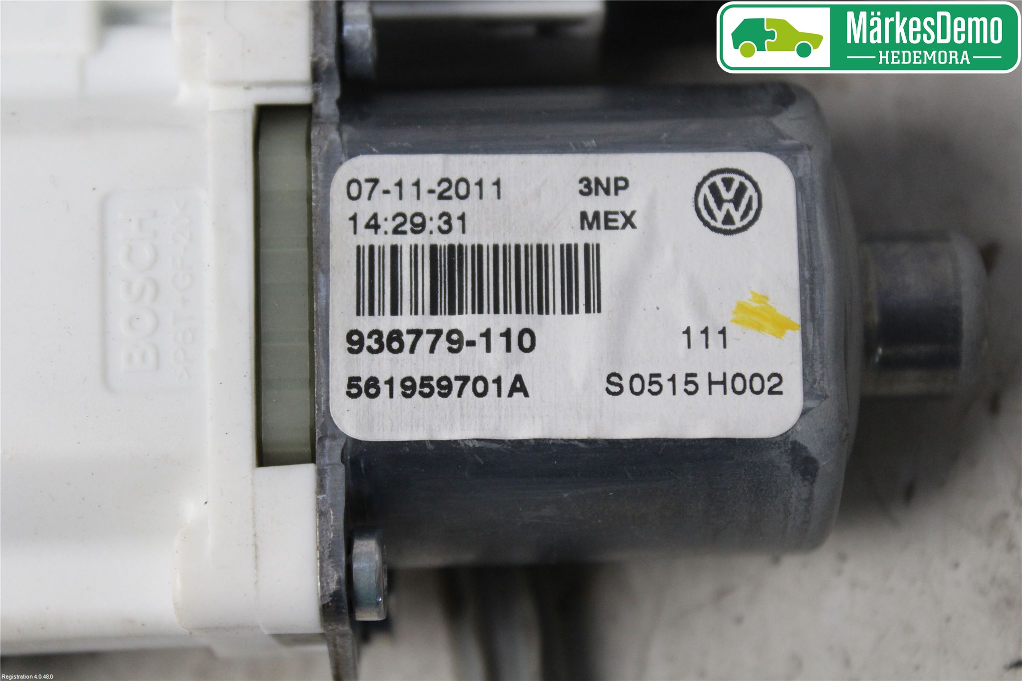 Volkswagen VW JETTA V 06-10 Fönsterhiss El Kompl