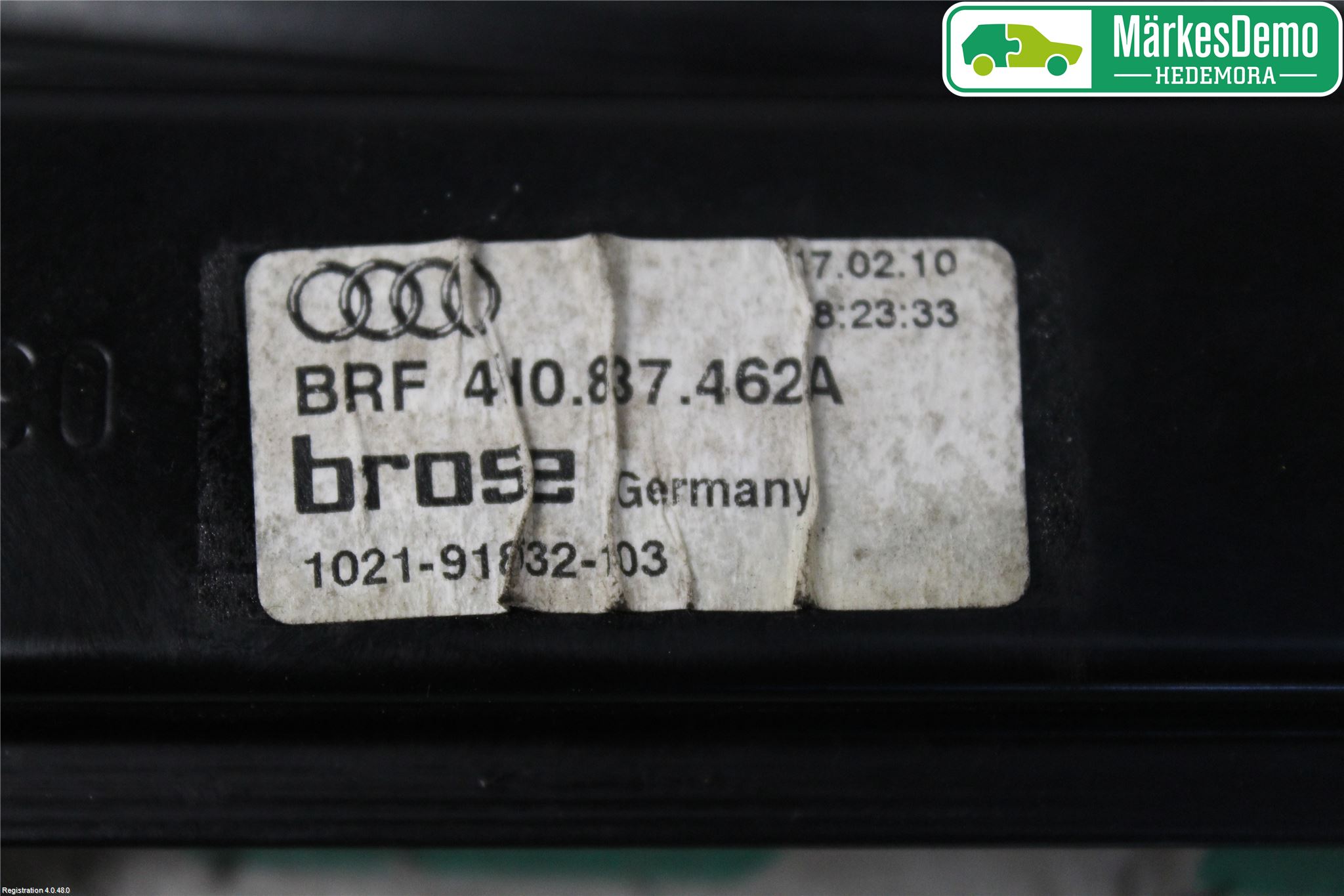 Audi A8/S8 4H 10-17 Fönsterhiss El Kompl