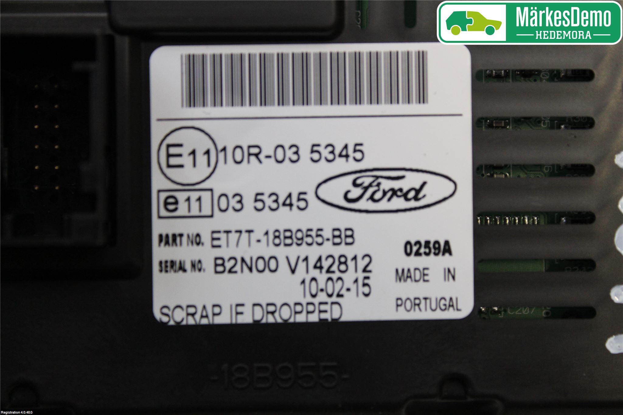 Ford FIESTA 13-17 Cd Radio - Multimediapanel