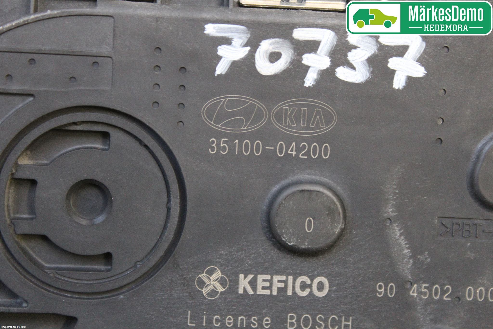 Kia PICANTO 12-17 Injspjällhus