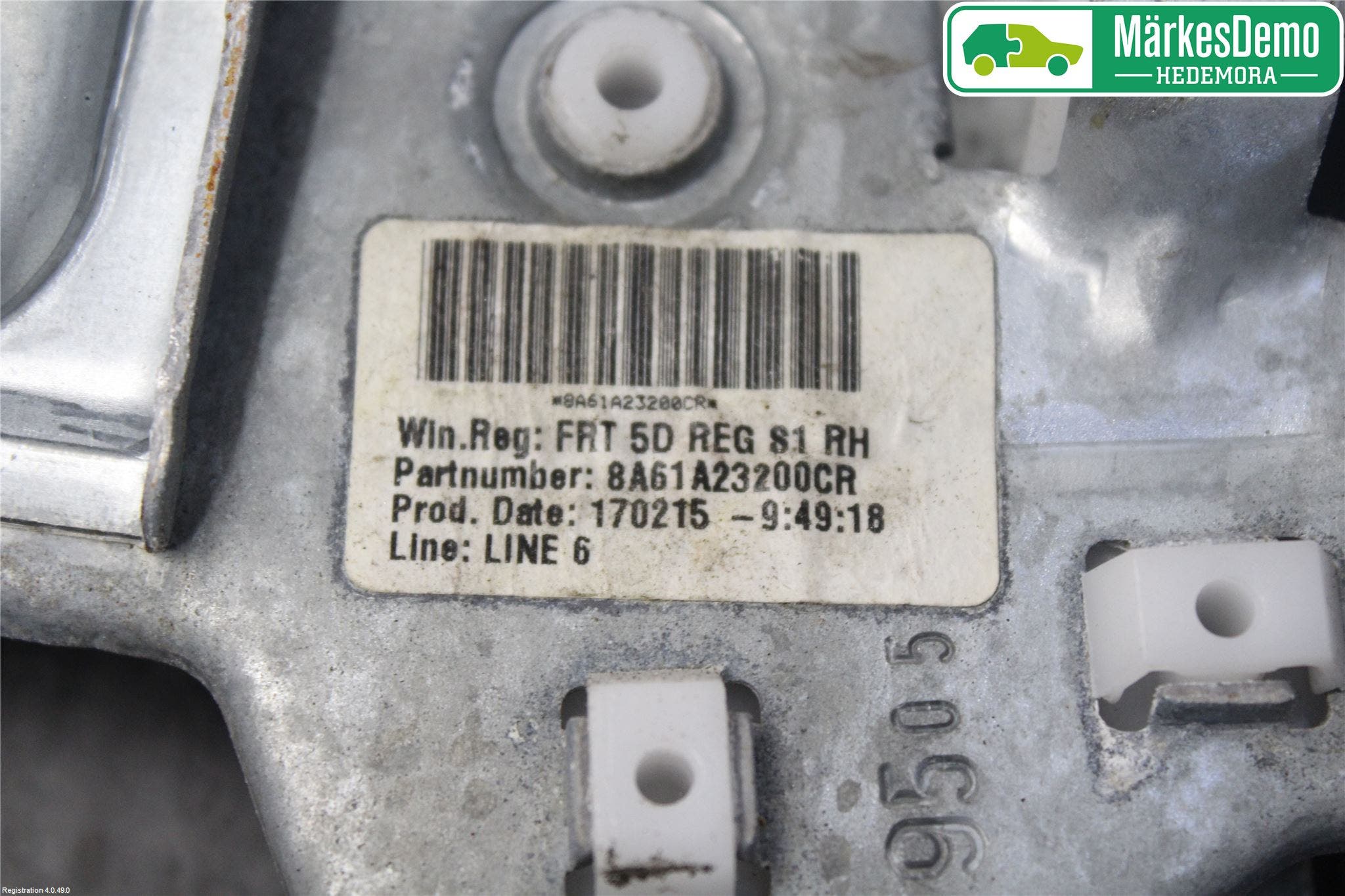 Ford FIESTA 13-17 Fönsterhiss El Kompl