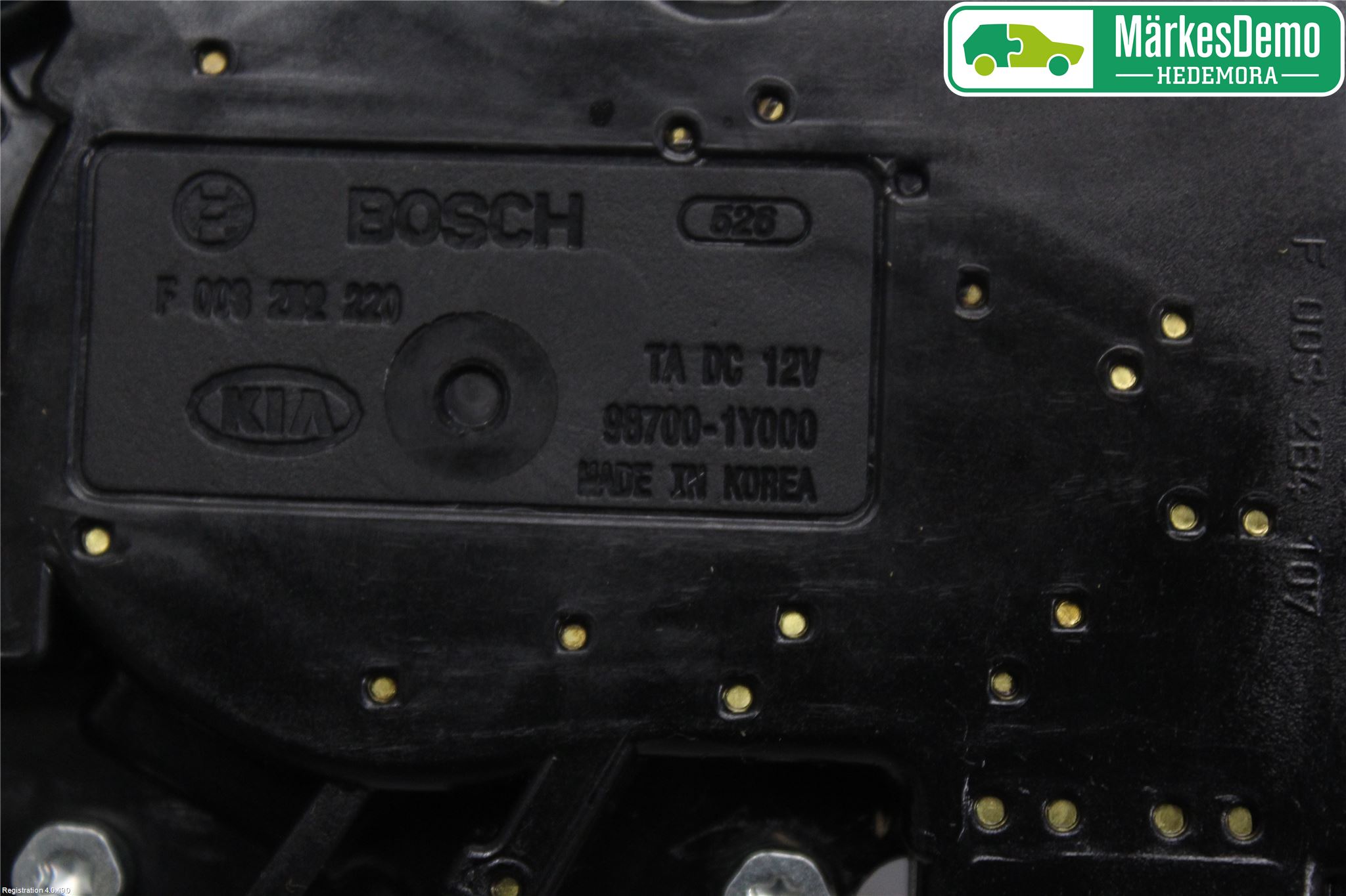 Kia PICANTO 12-17 Torkarmotor Baklucka