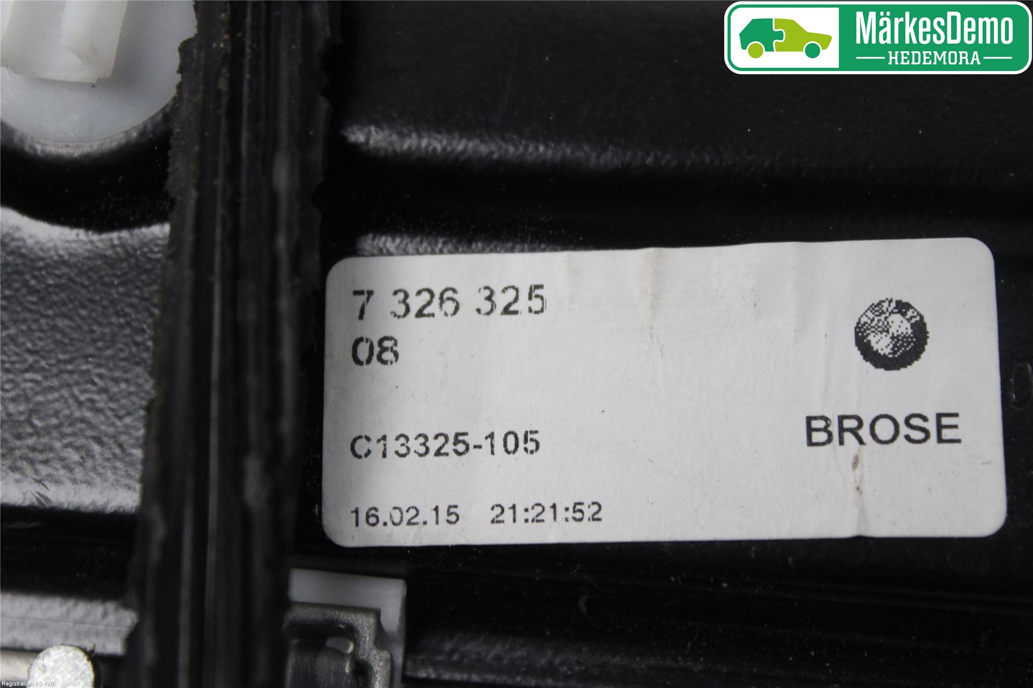 BMW 4 F32/F33/F82/F83 13-20 Fönsterhiss El Kompl