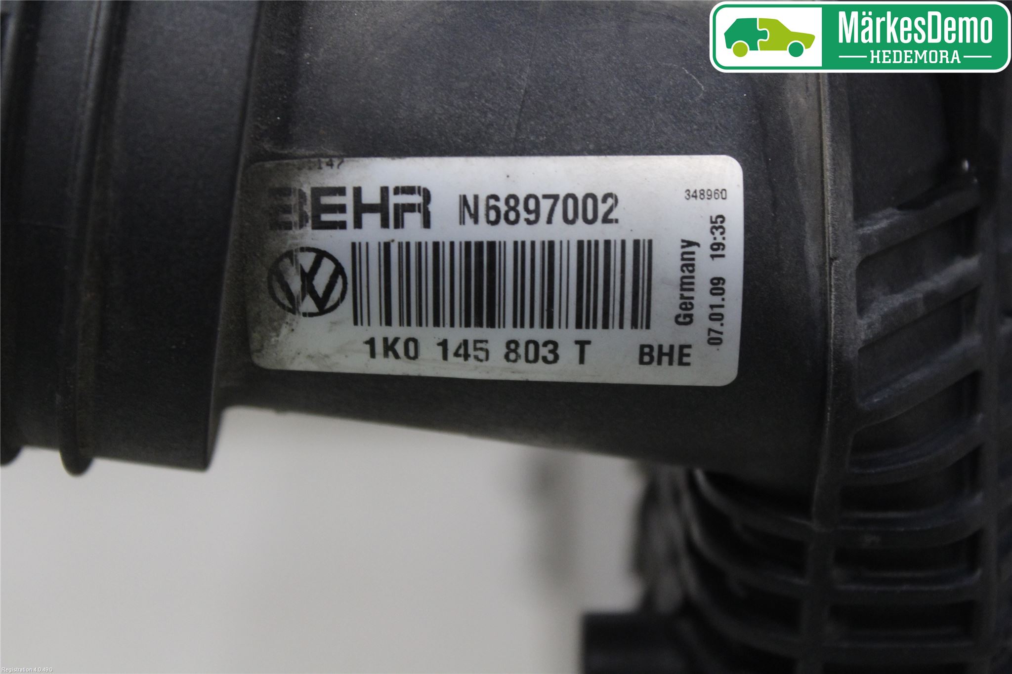 Volkswagen VW GOLF VI 09-13 Laddluft-Intercooler Kyl