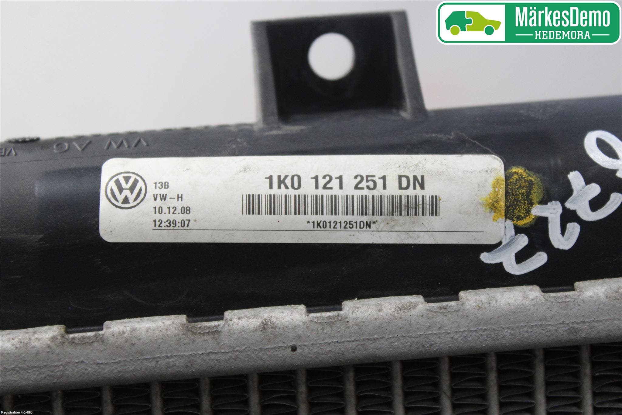 Volkswagen VW GOLF VI 09-13 Kylare Aut