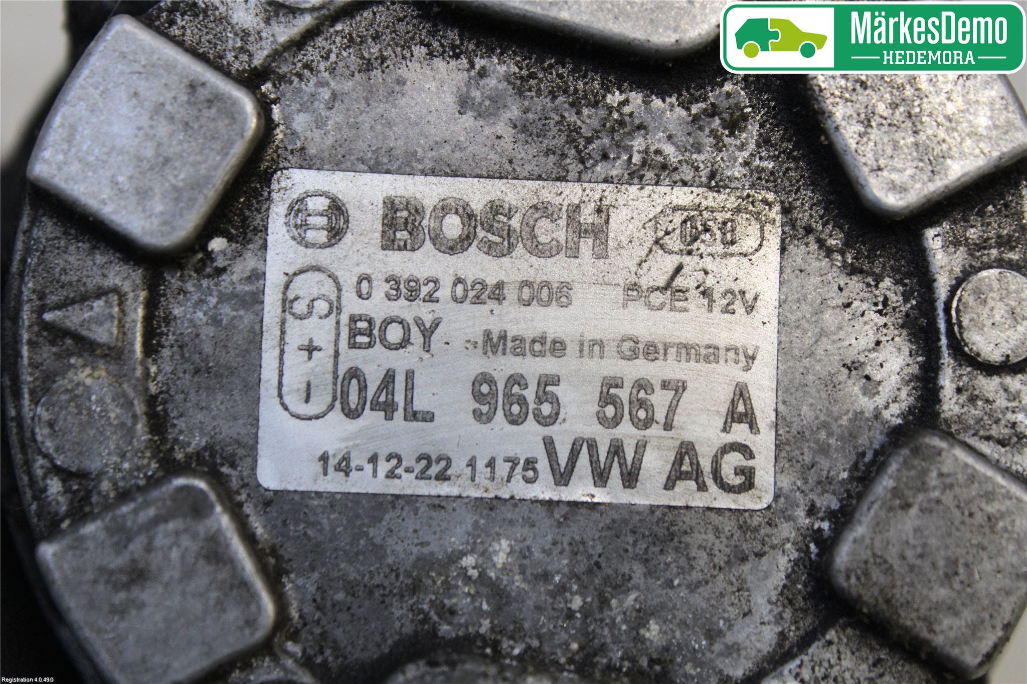 Volkswagen VW PASSAT 15-19 Värme Cirkulationspump