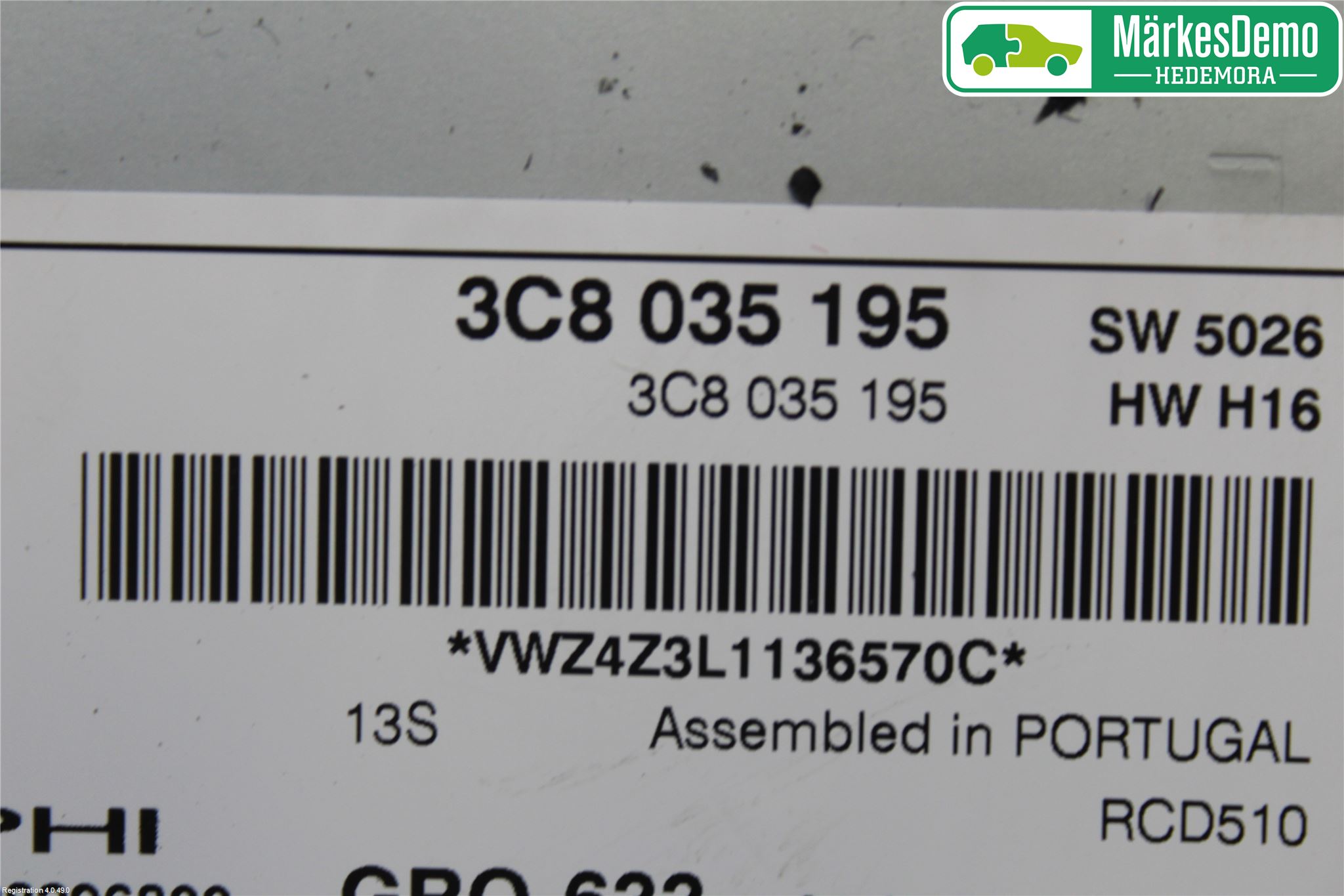 Volkswagen VW PASSAT 11-14 Cd Radio - Multimediapanel