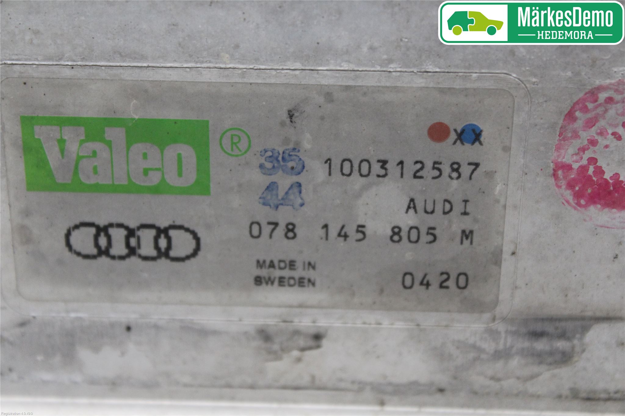 Audi ALLROAD 01-05 Laddluft-Intercooler Kyl