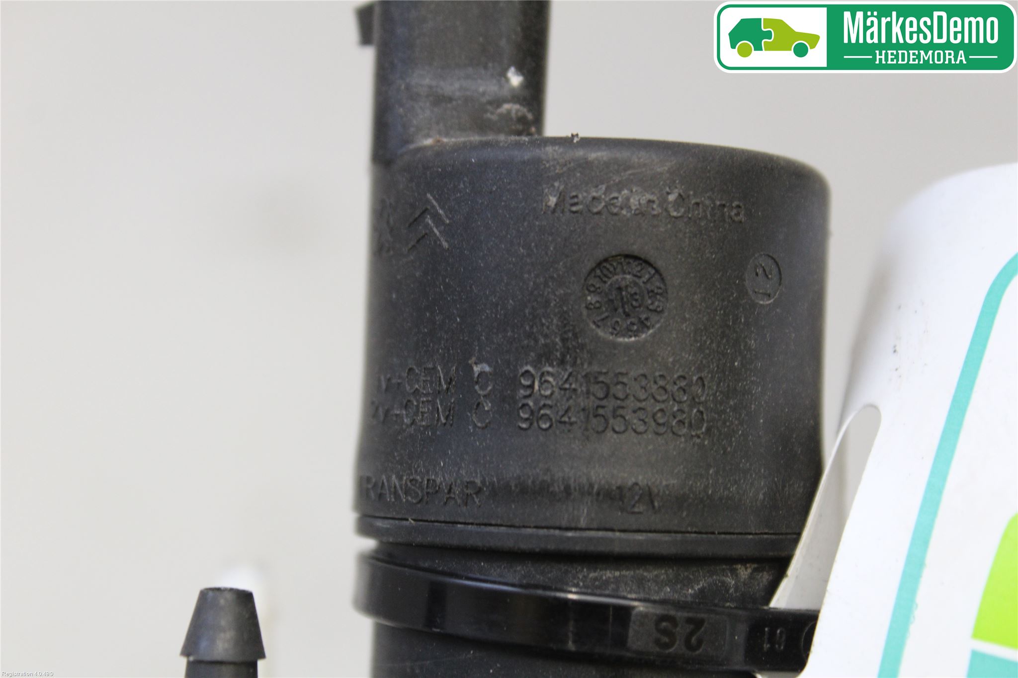 Peugeot 208 12-15 Spolarpump Vindruta