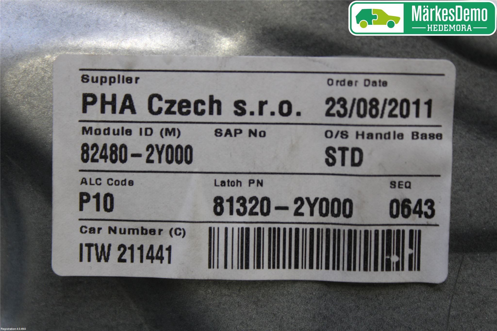 Hyundai ix35 Fönsterhiss El Kompl