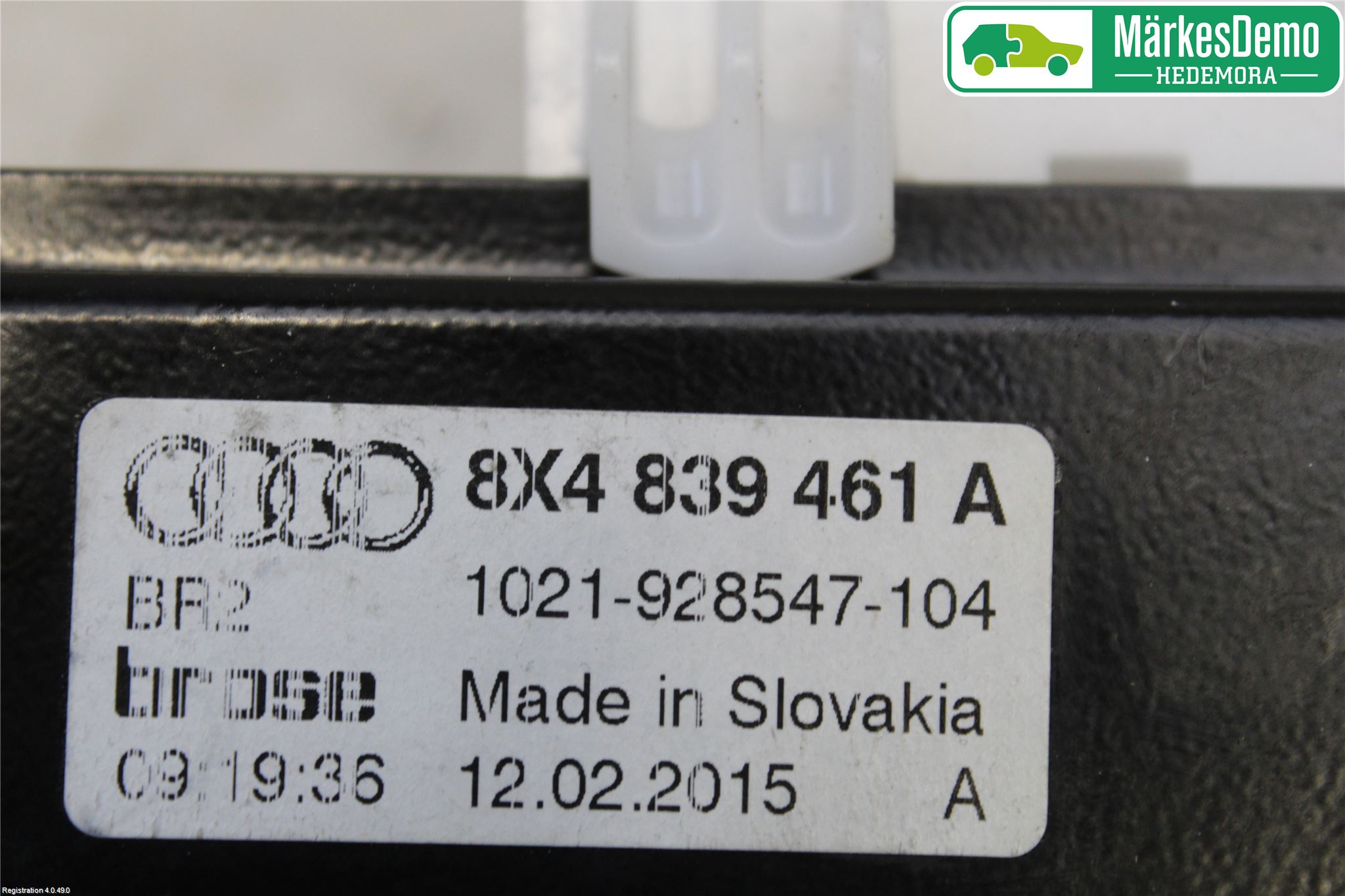 Audi A1/S1 11-18 Fönsterhiss El Kompl