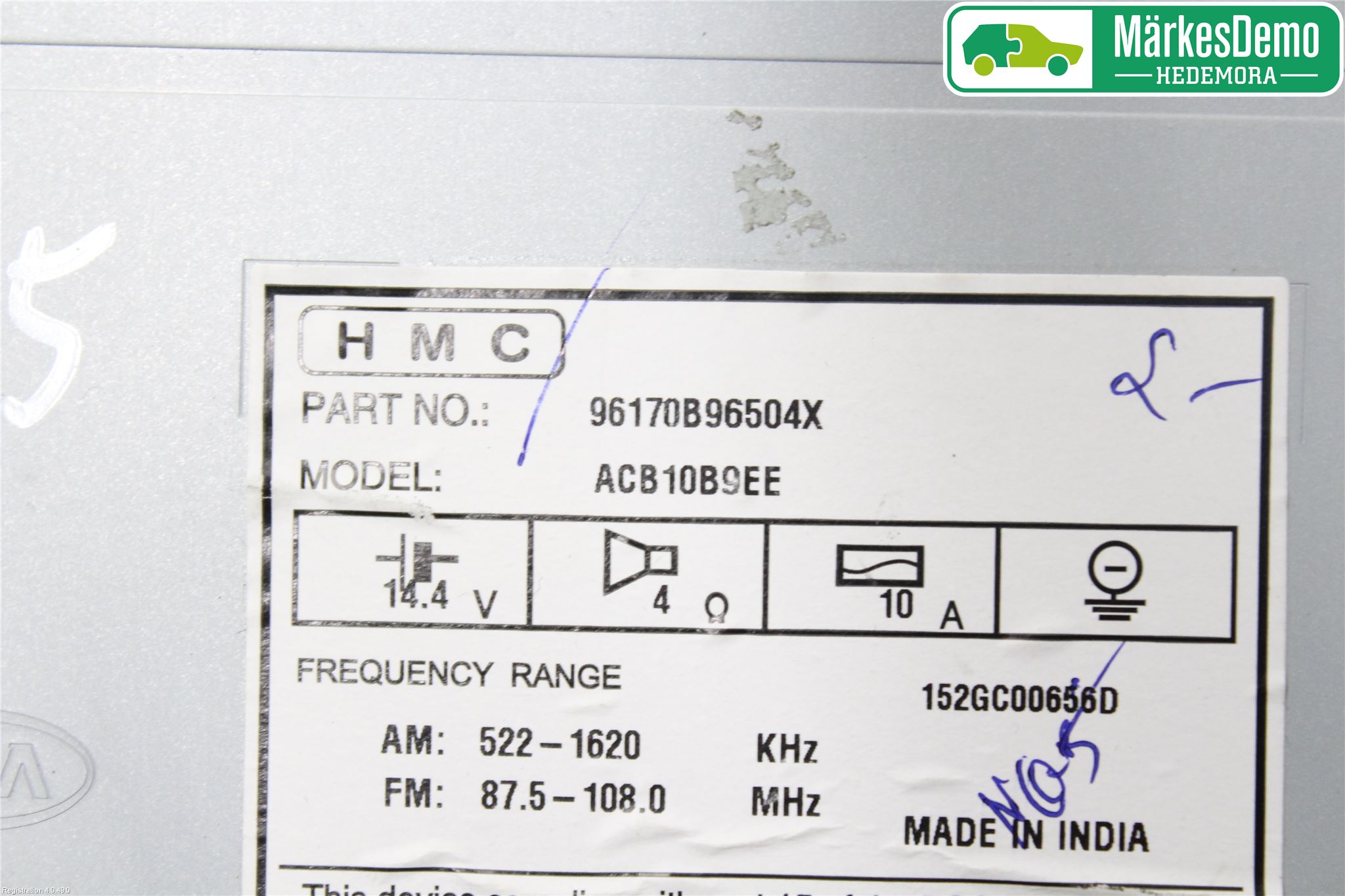 Hyundai i10 BA 17-20 Cd Radio - Multimediapanel