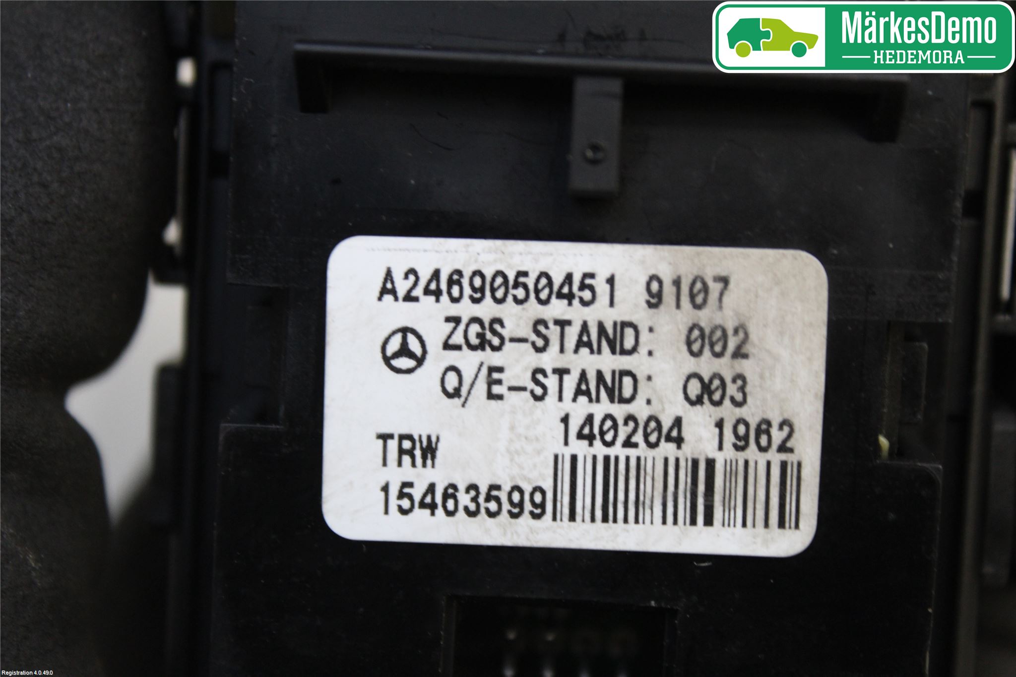 Mercedes-Benz MB A-KLASS (W176) 13-18 Strömställare Parkeringsbroms