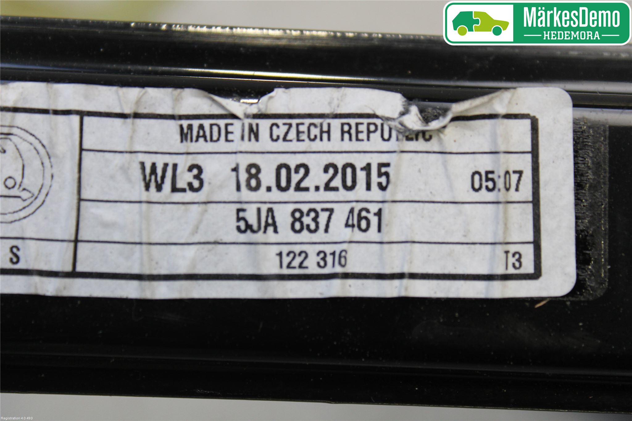 Skoda RAPID Fönsterhiss El Kompl