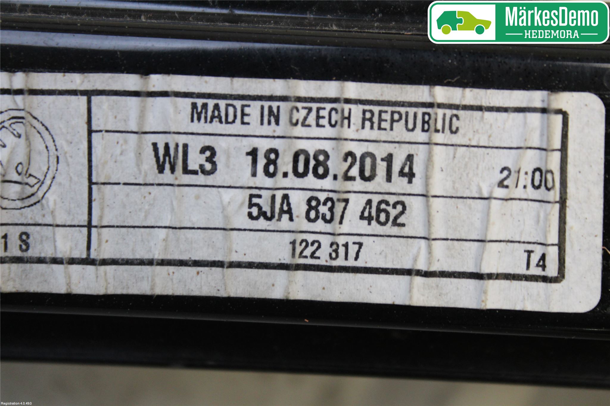 Skoda RAPID Fönsterhiss El Kompl