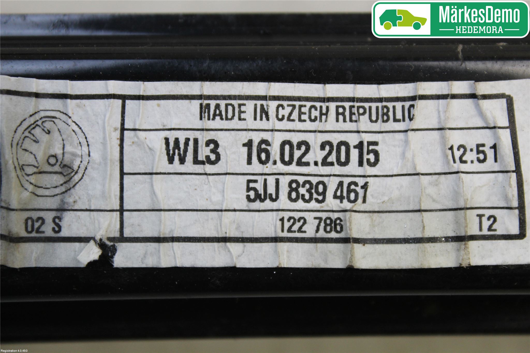 Skoda RAPID Fönsterhiss El Kompl