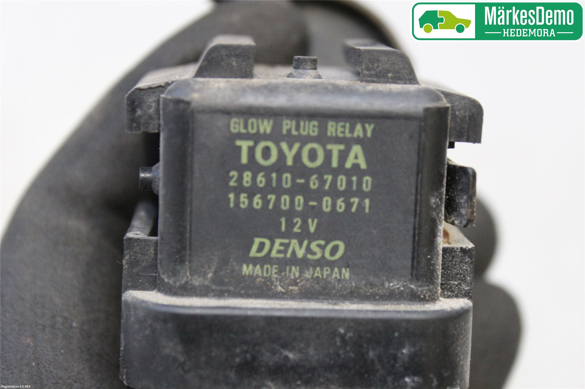 Toyota AURIS 10-12 Relä Glödning Diesel