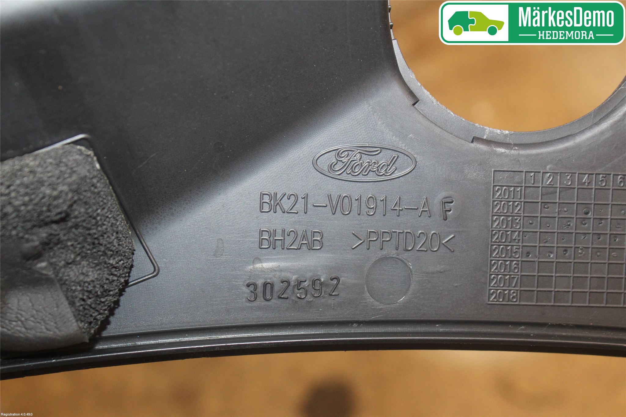 Ford TRANSIT SKÅP/BUSS 14-22 Torpedplåt-Torpedplast