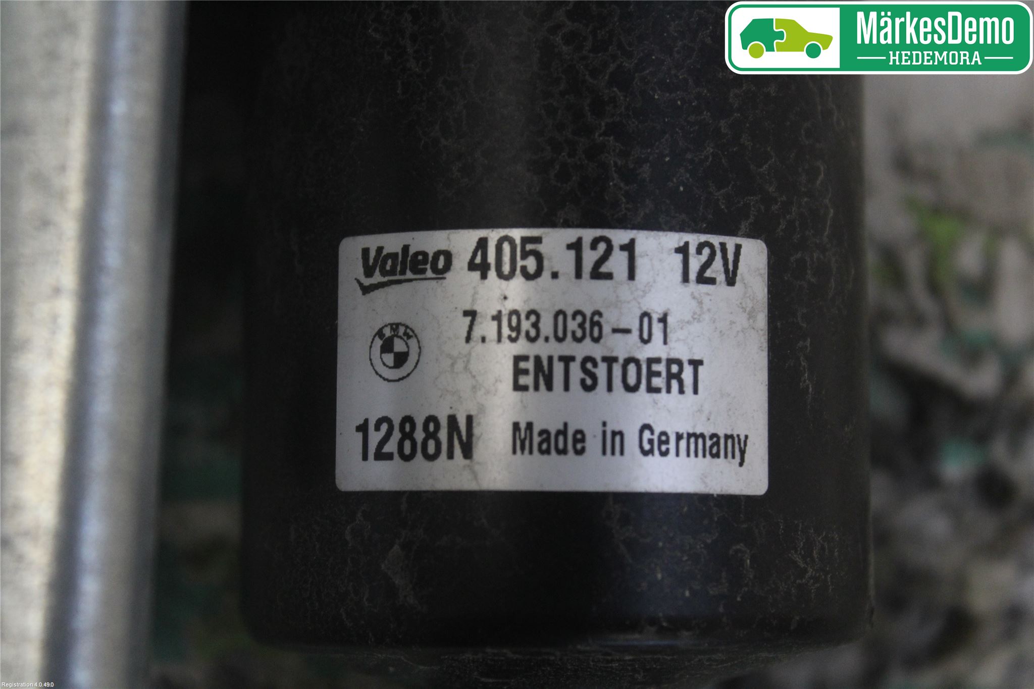 BMW 1 E82/88 Coupé/Cab 06-13 Torkarmotor Vindruta