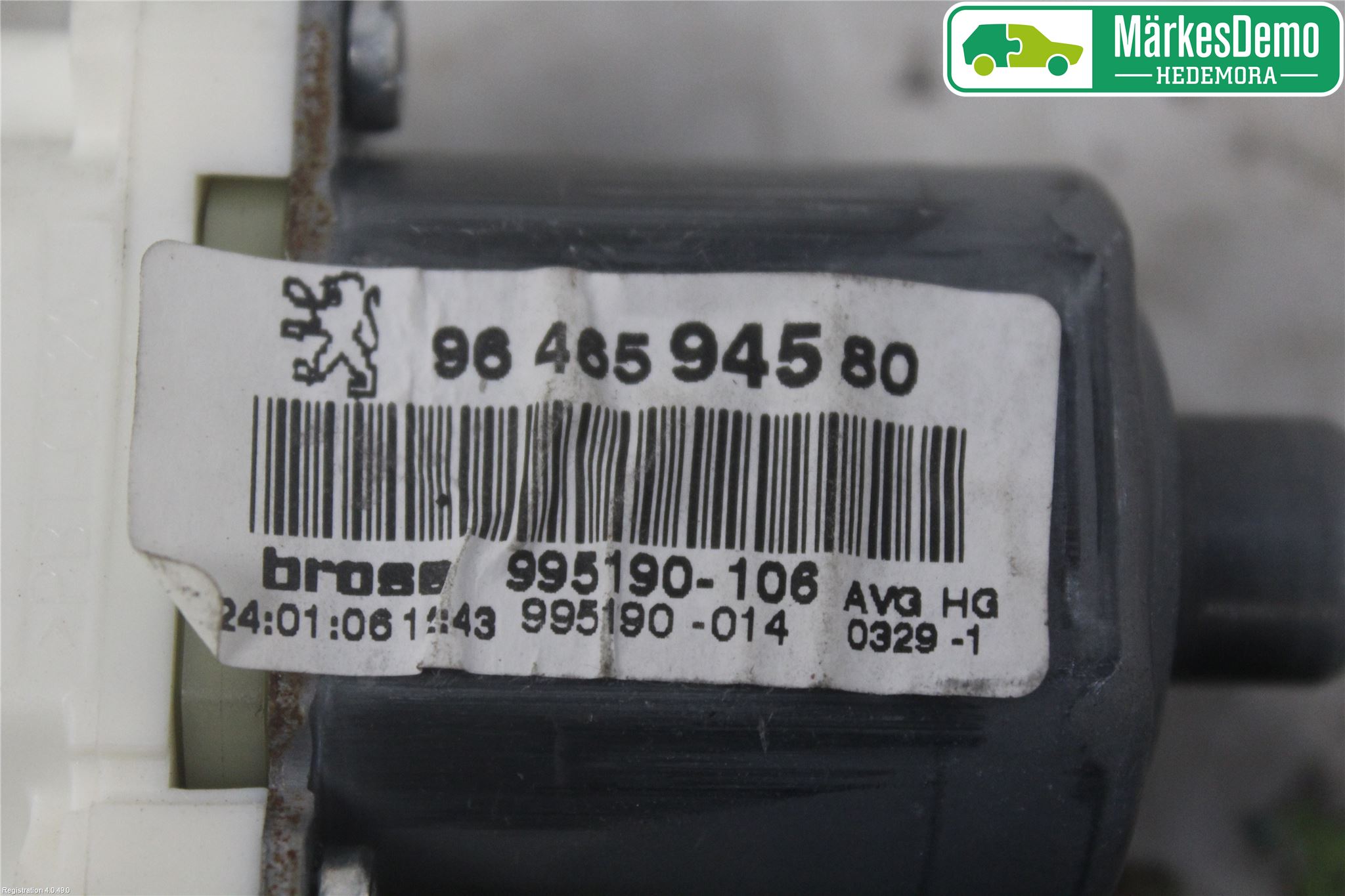 Peugeot 407 Fönsterhiss El Kompl