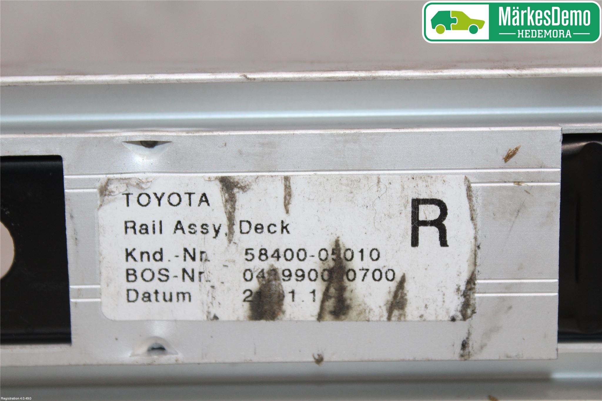 Toyota AVENSIS 09-15 Bagage Golv