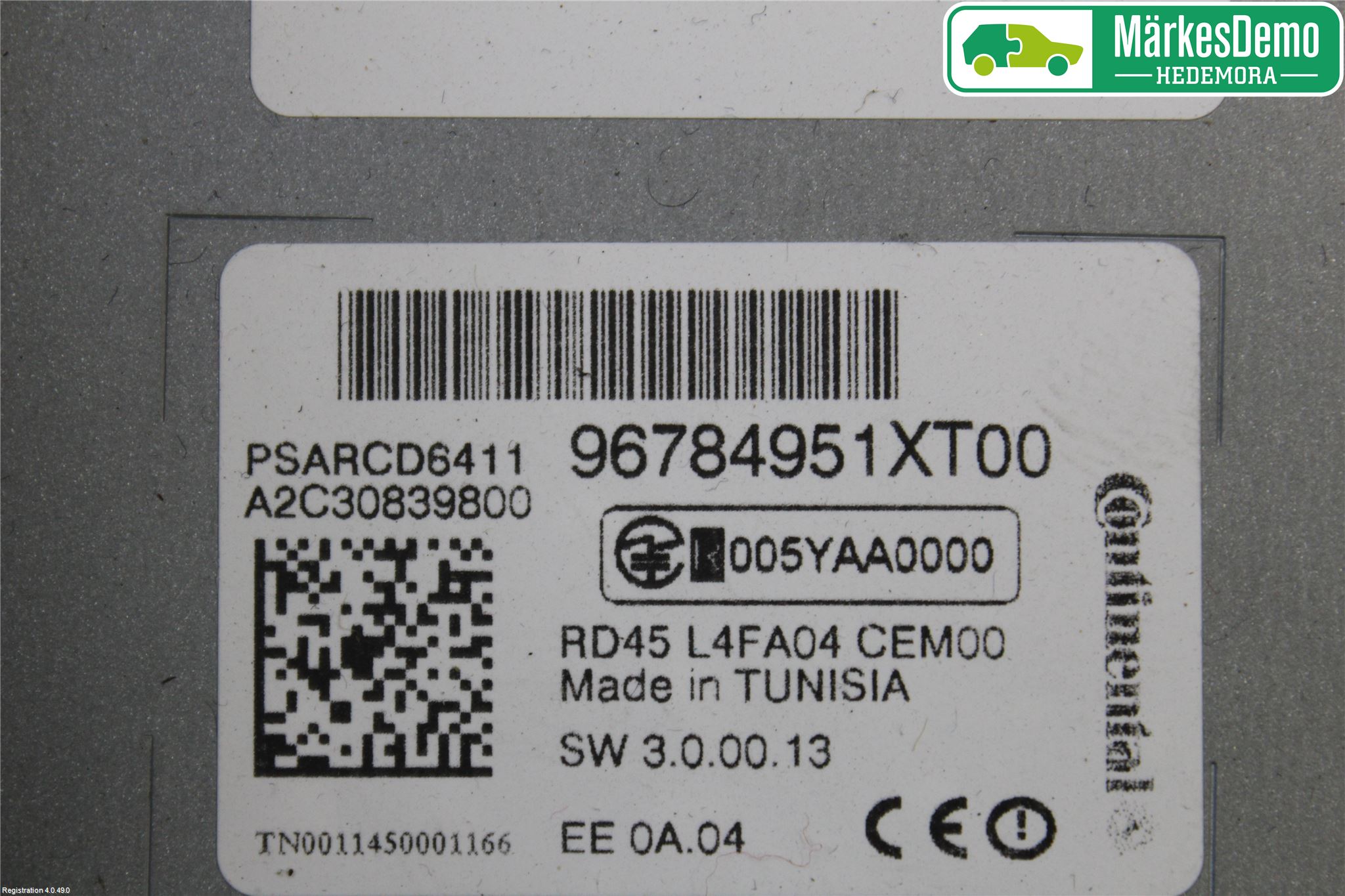 Peugeot 3008 09-16 Cd Radio - Multimediapanel
