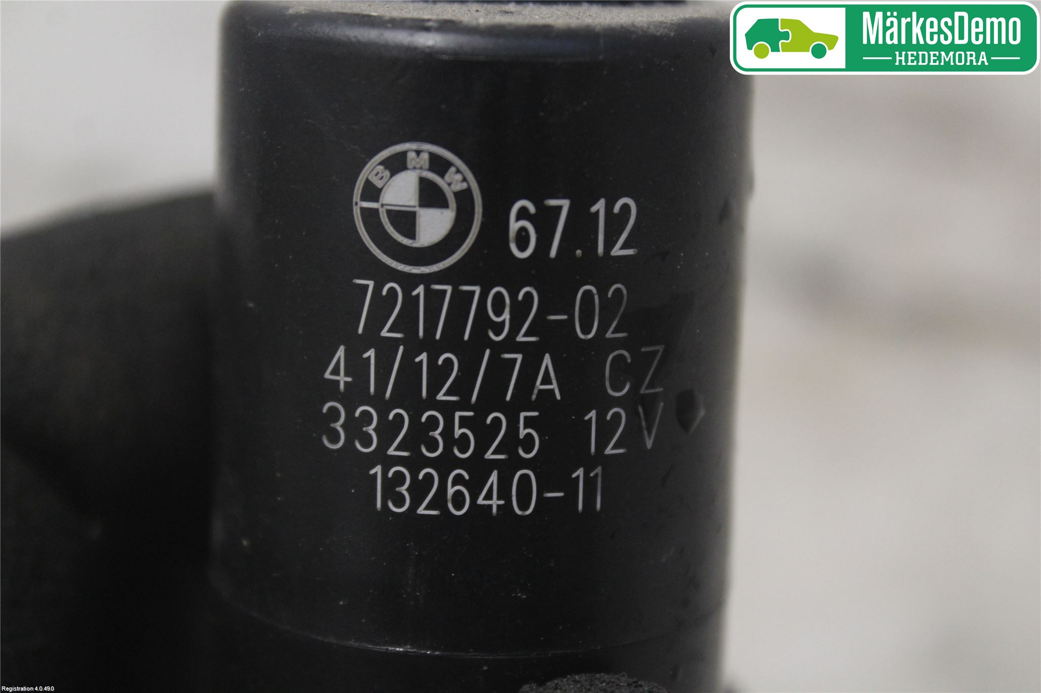 BMW 3 F30/F31/F80 12-19 Spolarpump Högtryck