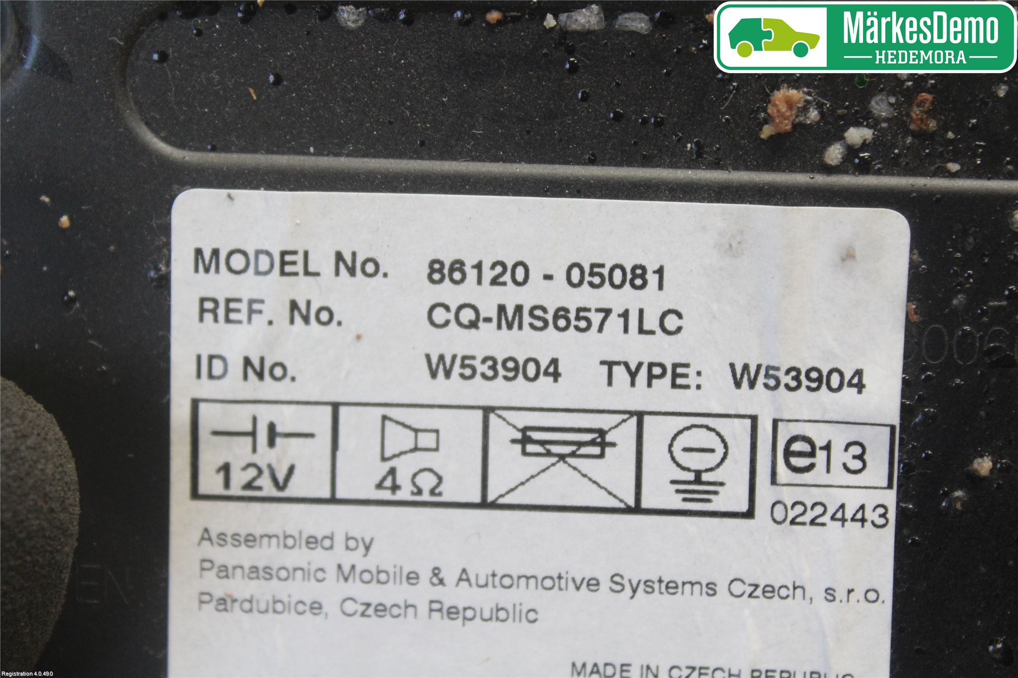 Toyota AVENSIS 03-06 Cd Radio - Multimediapanel