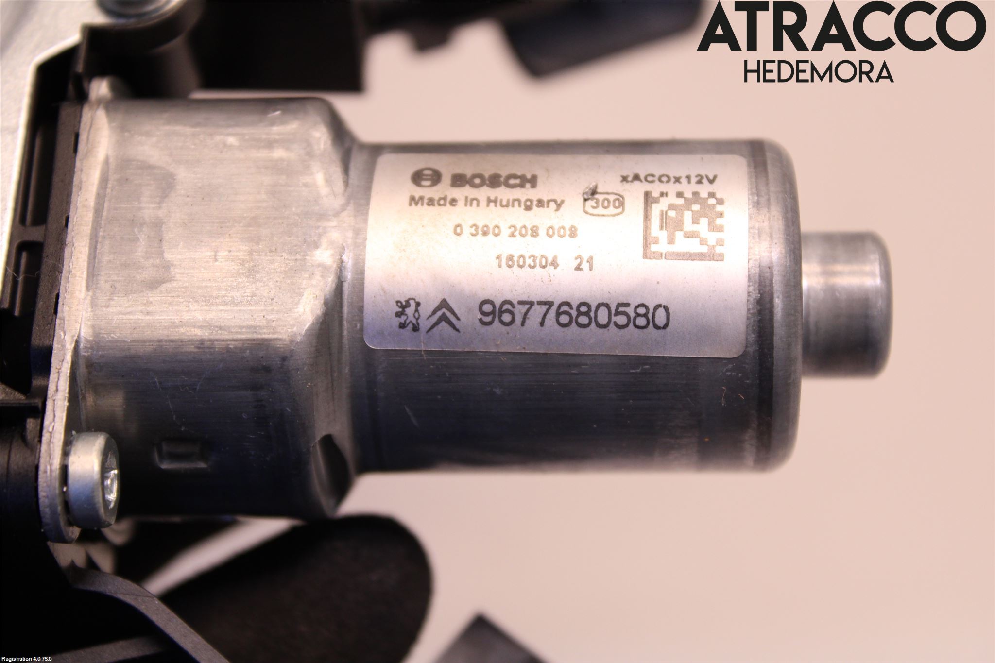 Citroen C4 GRAND PICASSO 14-18 Torkarmotor Baklucka