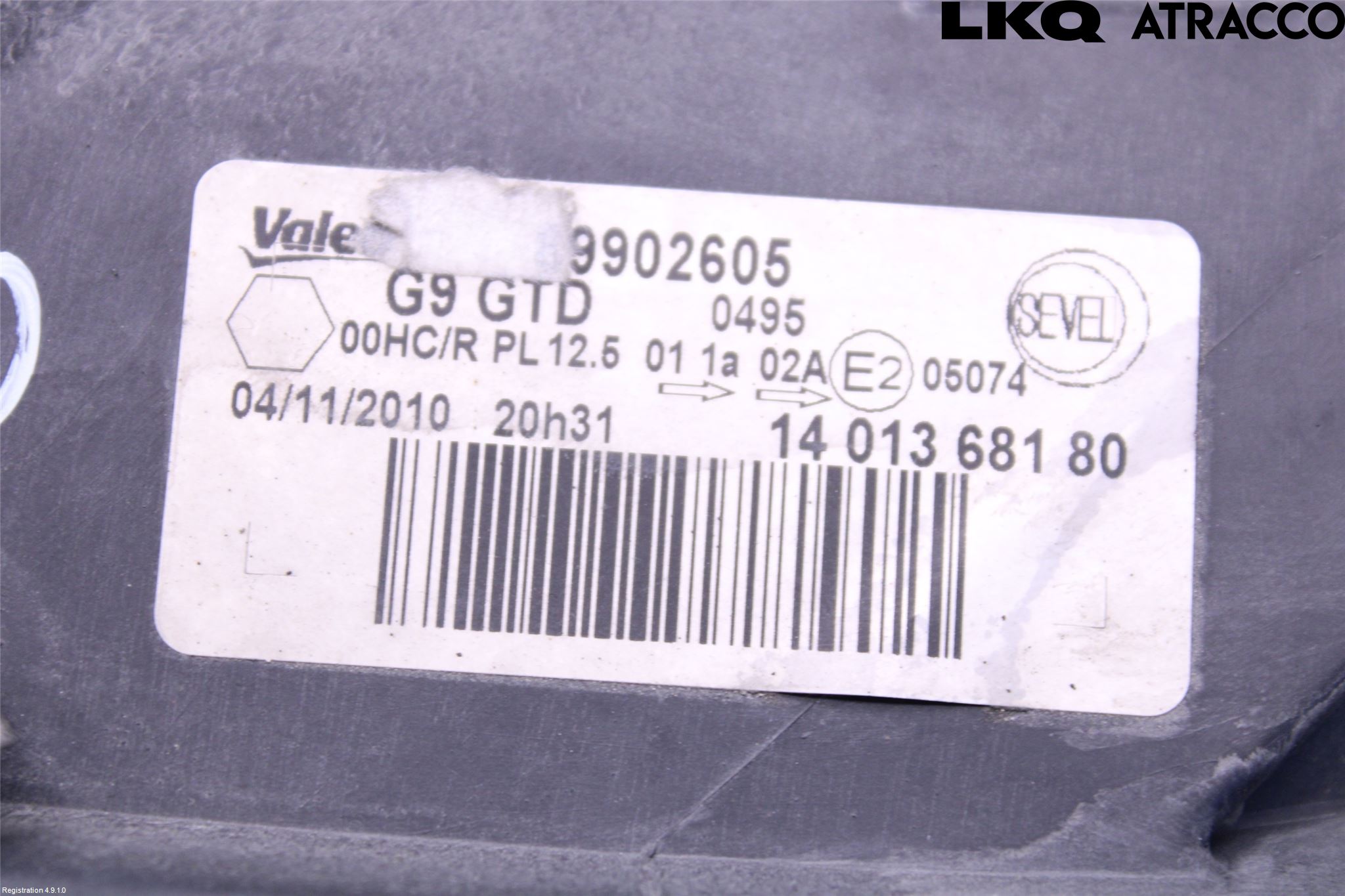 Peugeot EXPERT 07-14 Strålkastare Vänster