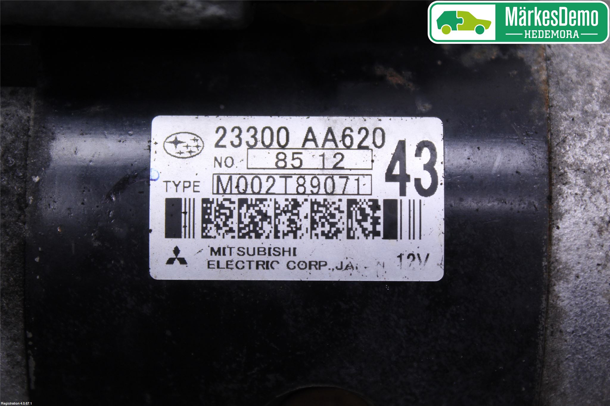 Subaru OUTBACK   07-09 Startmotor