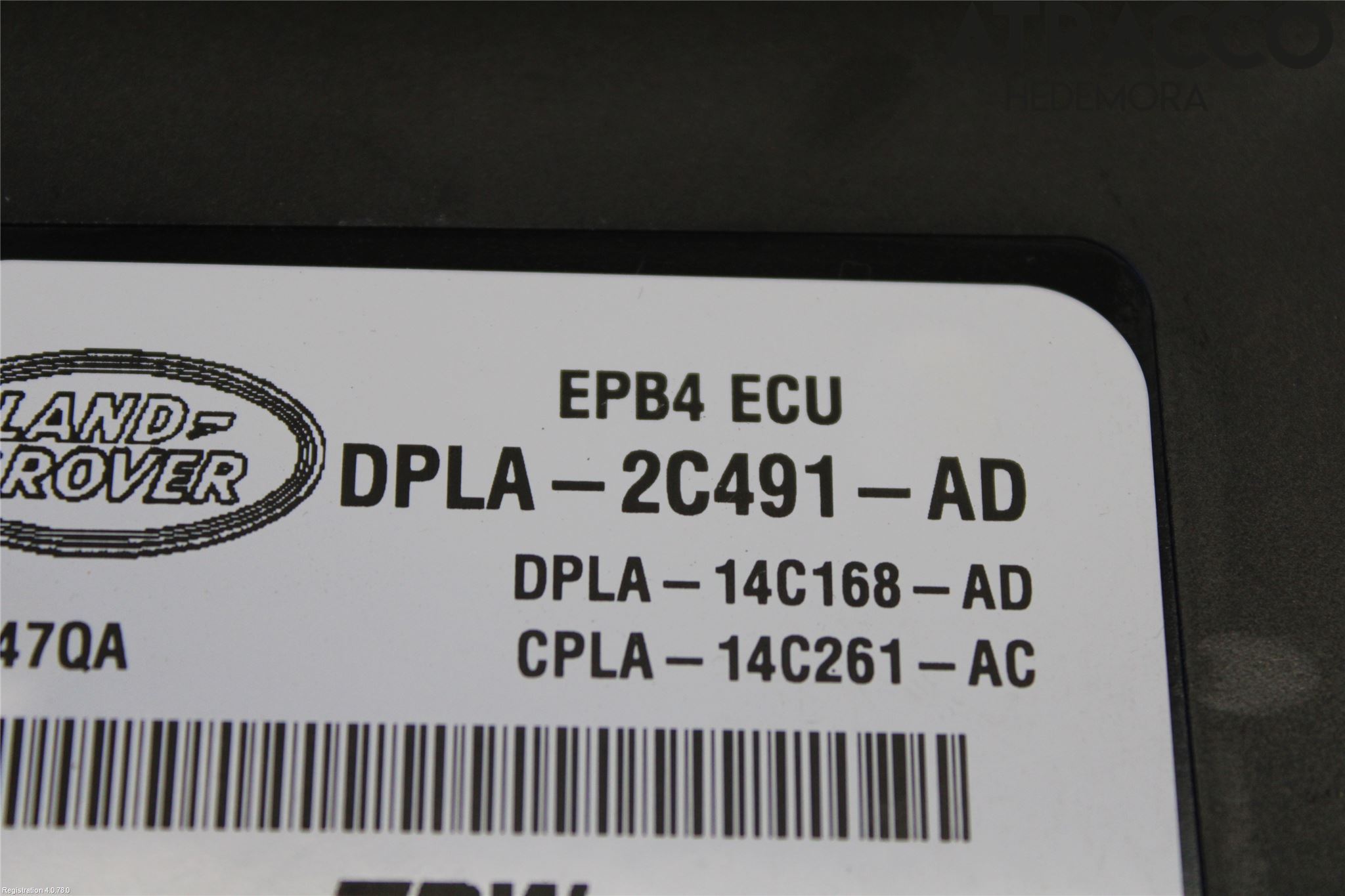 Landrover RANGE ROVER SPORT (L494) 14-22 Styrenhet Parkbroms Epb