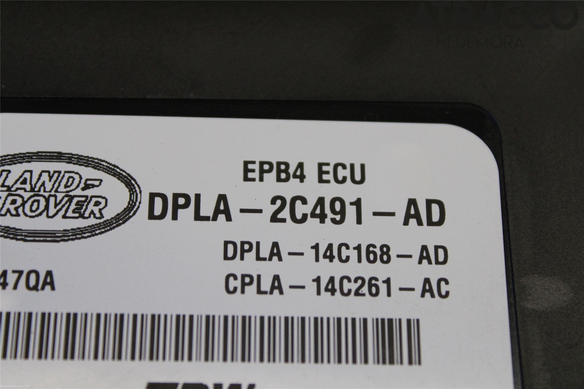 Landrover RANGE ROVER SPORT (L494) 14-22 Styrenhet Parkbroms Epb