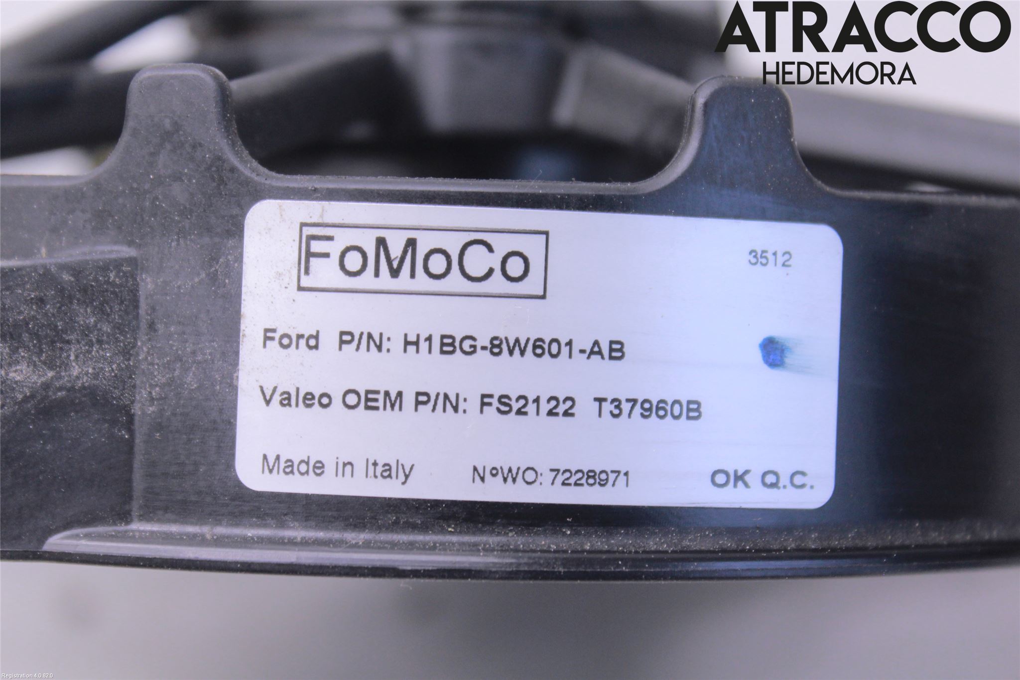 Ford ECOSPORT 17- Kylfläkt El