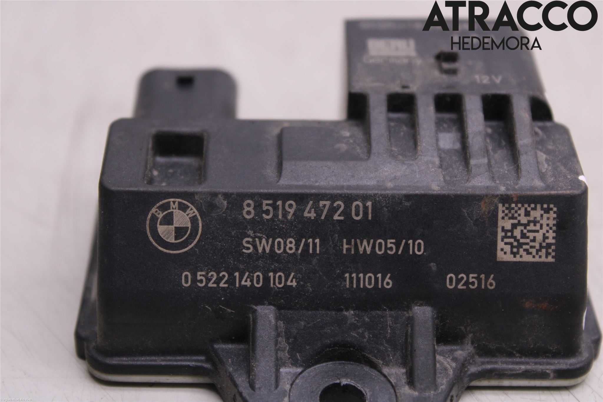 BMW 5 F10/F11/F18 09-17 Relä Glödning Diesel